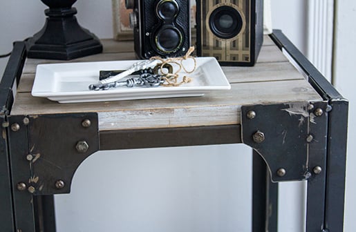 Factory Cart Side Table