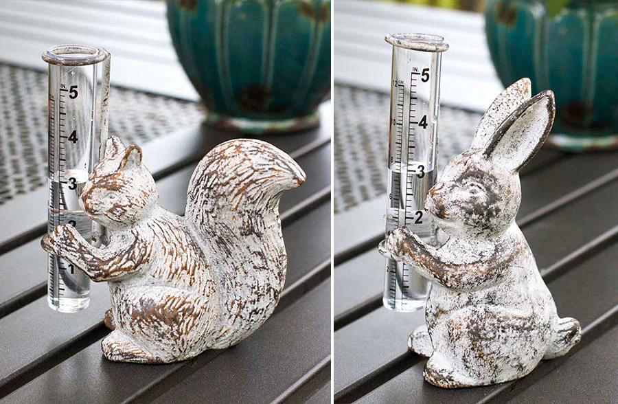 Little Garden Creatures Rain Gauge, Pick Your Style