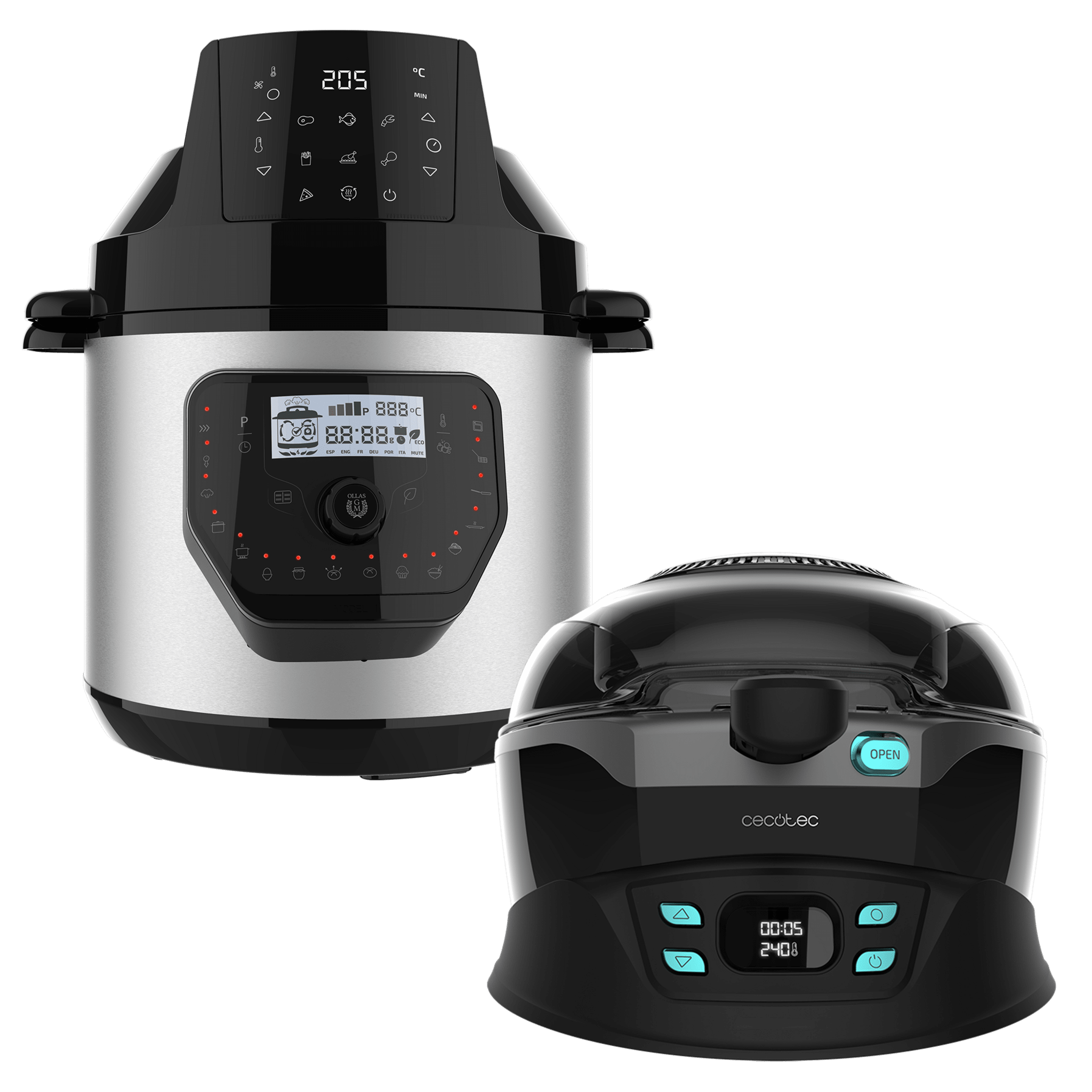 Turbocecofry 4D Healthy + Olla Gm H Deluxe Fry