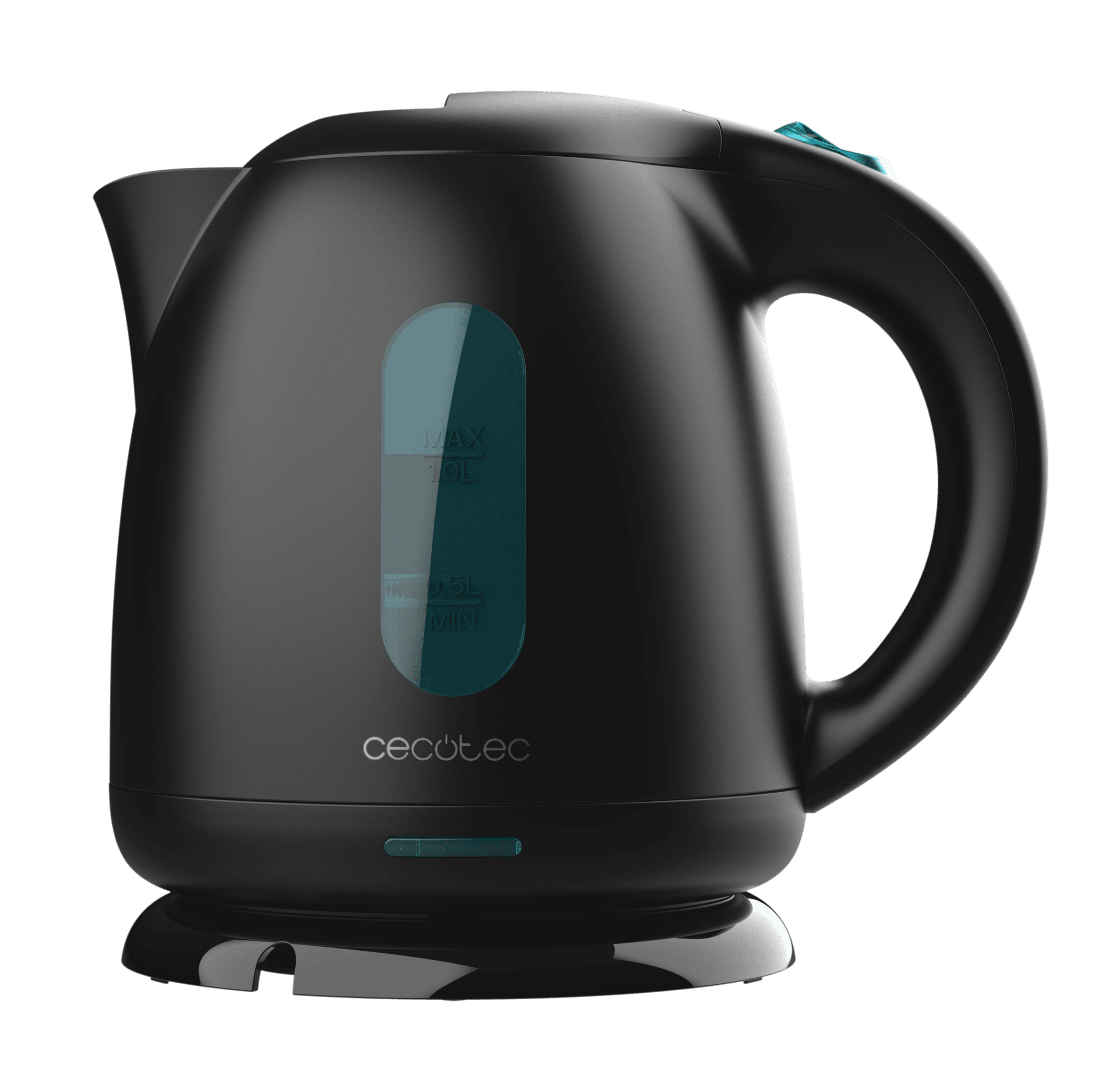 Thermosense 140 Black Hervidor de agua de 1 litro de capacidad, libre de BPA y con 2200 W.