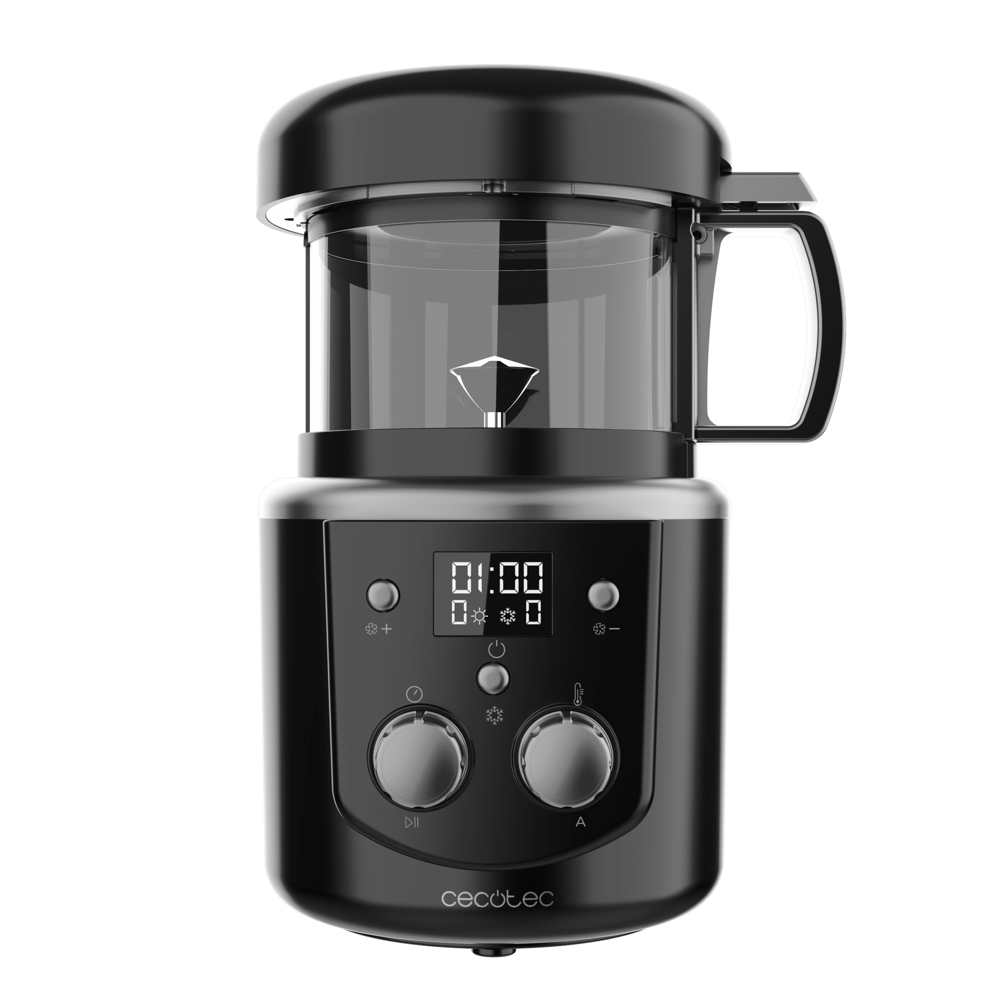 Roaster Booster Tostadora de café en grano de 1400W, con tueste automático o manual y una capacidad de 100-150gr.