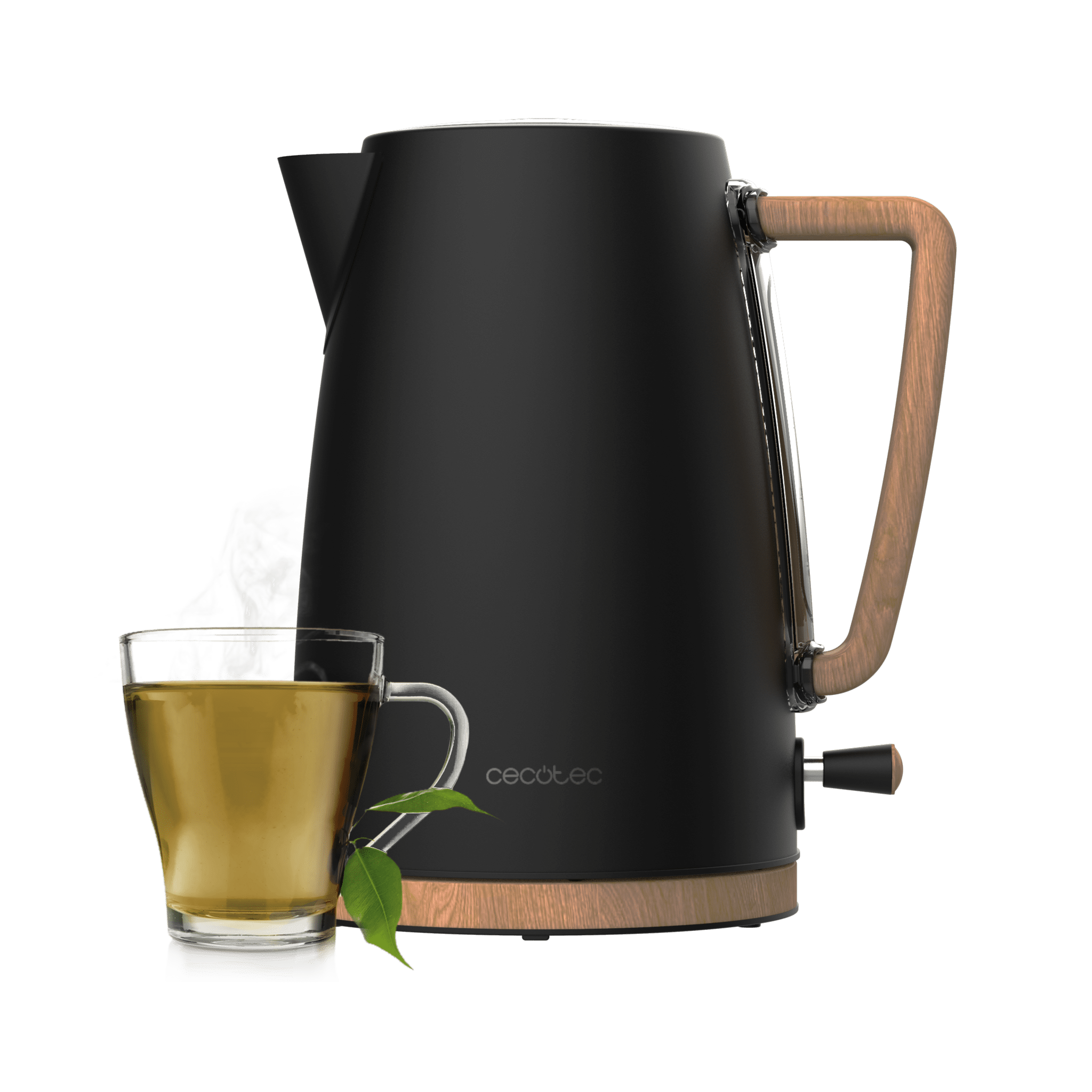 ThermoSense 200 Woody Hervidor de agua eléctrico para infusiones con 1,7 litros de capacidad.
