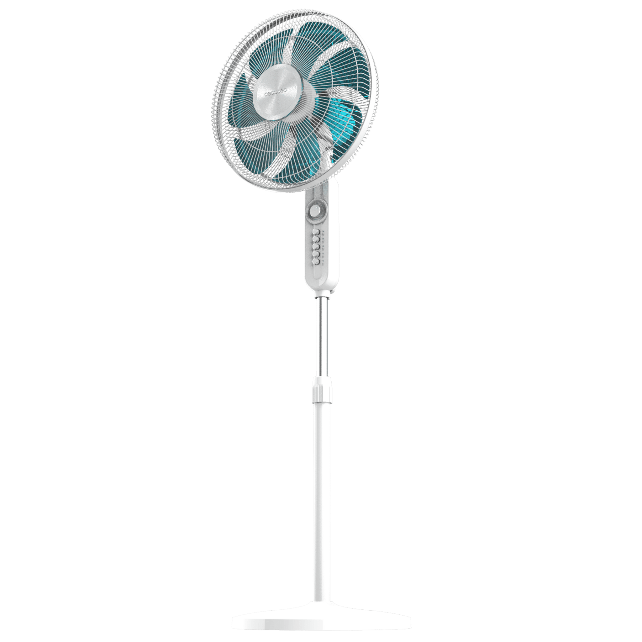 EnergySilence 610 Max Flow Ventilador de pie de 16" con 70 W, temporizador, oscilaciòn y altura ajustable.