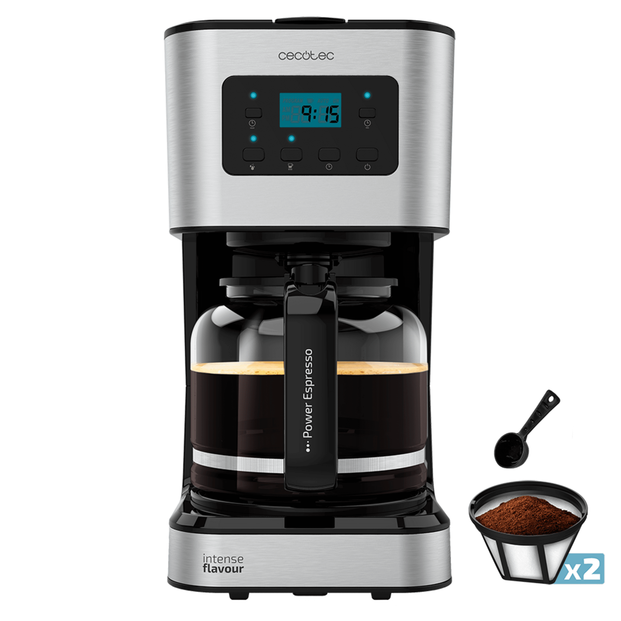 Coffee 66 Smart Plus Cafetera de goteo programable con tecnología ExtemAroma y funciòn AutoClean.