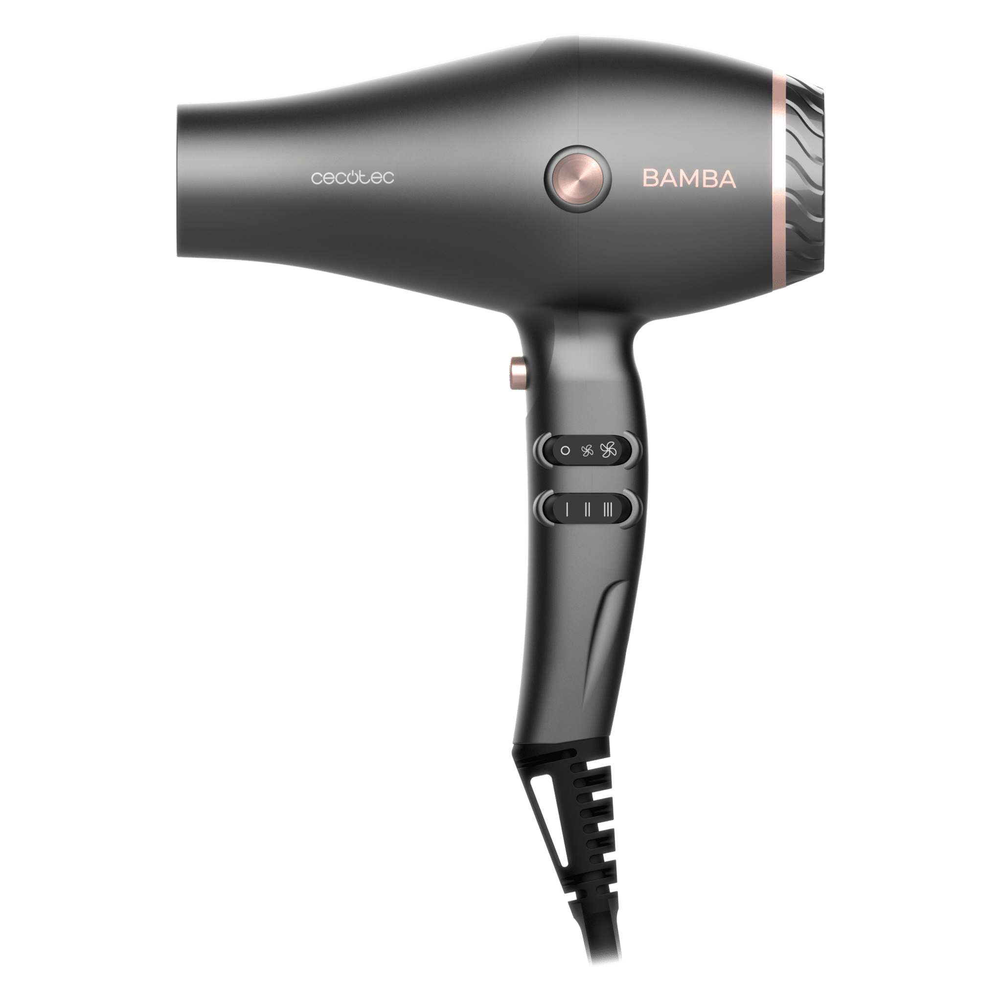 Bamba IoniCare Harmony Secador de pelo AC con 2600 W, tecnología de iones, 2 boquillas y un difusor