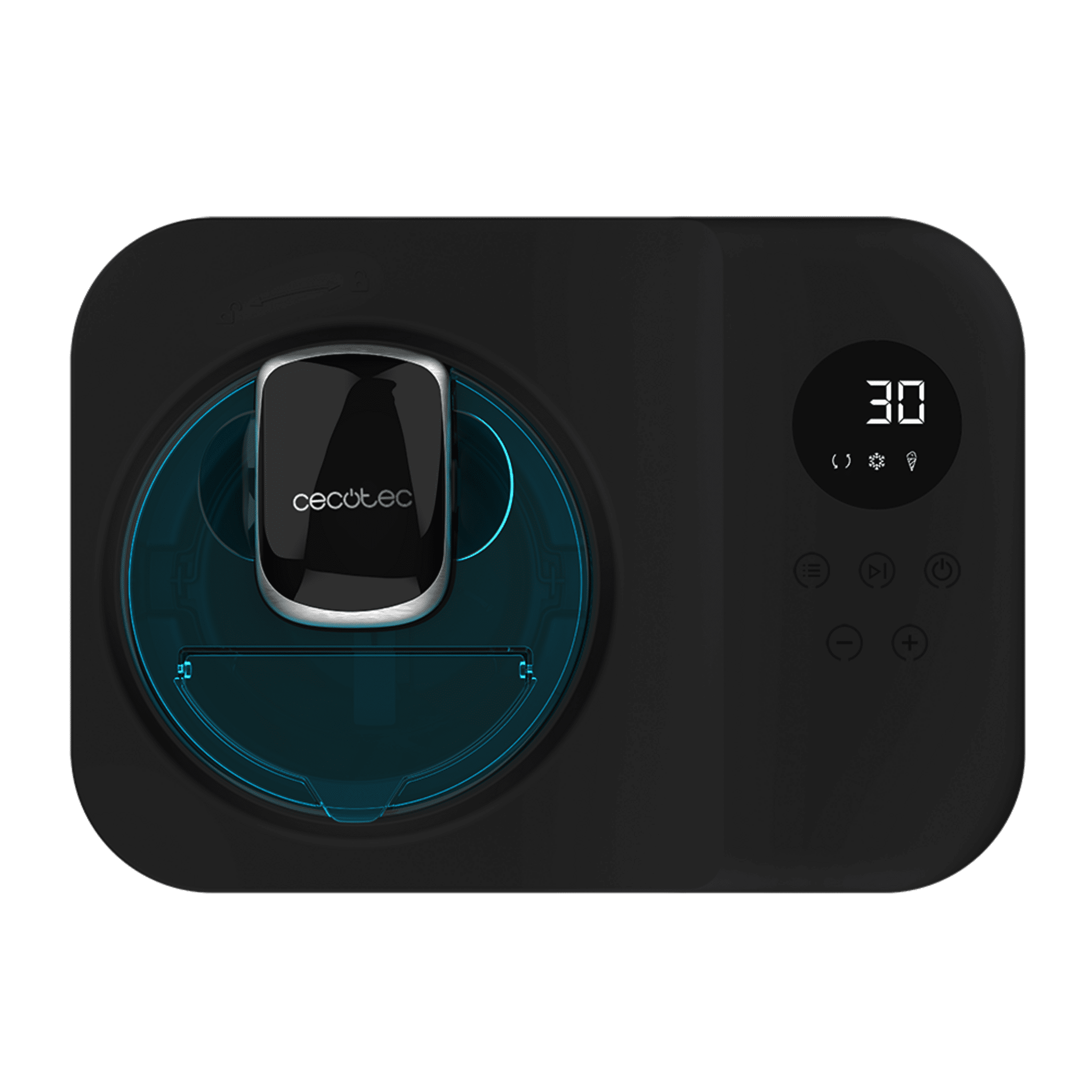 Gelacy 1200 Touch Máquina de hacer helados con compresor de 1.2 litros de capacidad y control táctil.