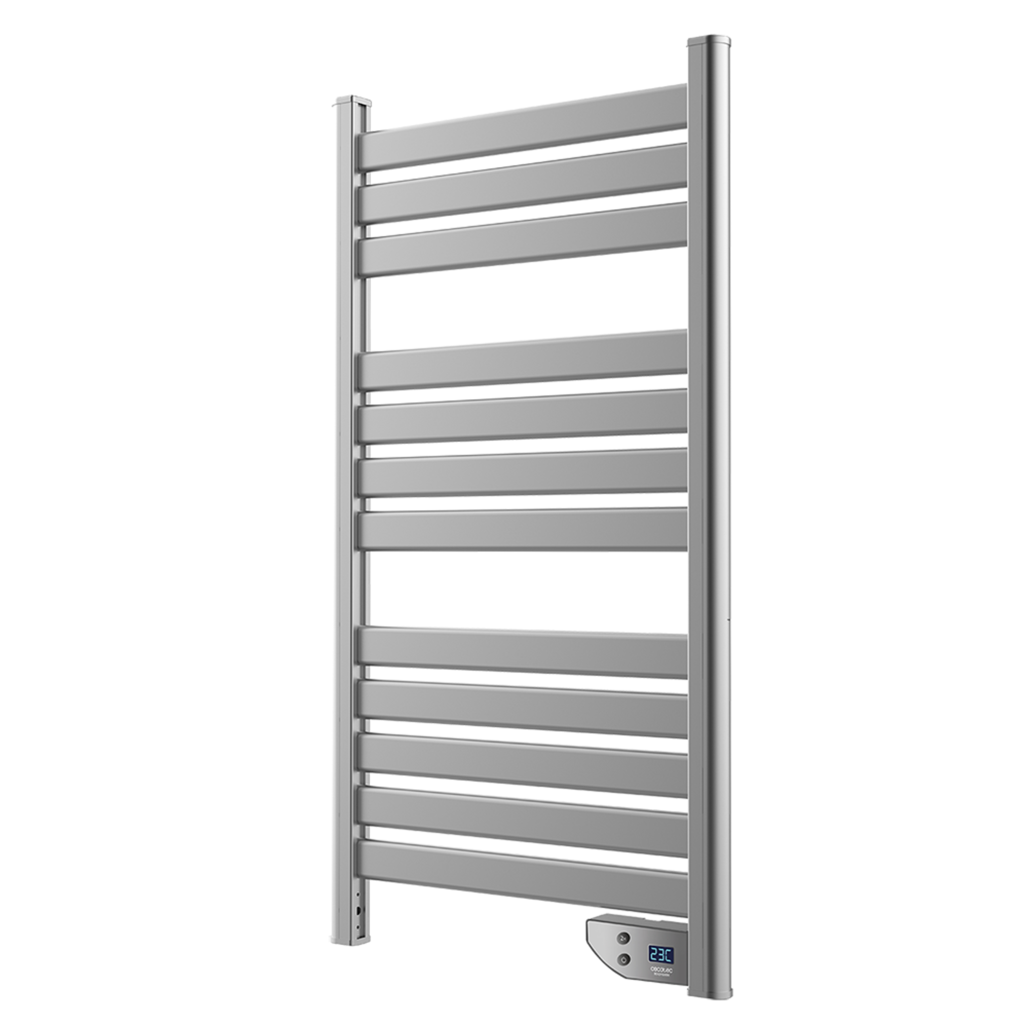 Ready Warm 9050 Twin Towel Steel de bajo consumo de 500 W y pantalla LED.