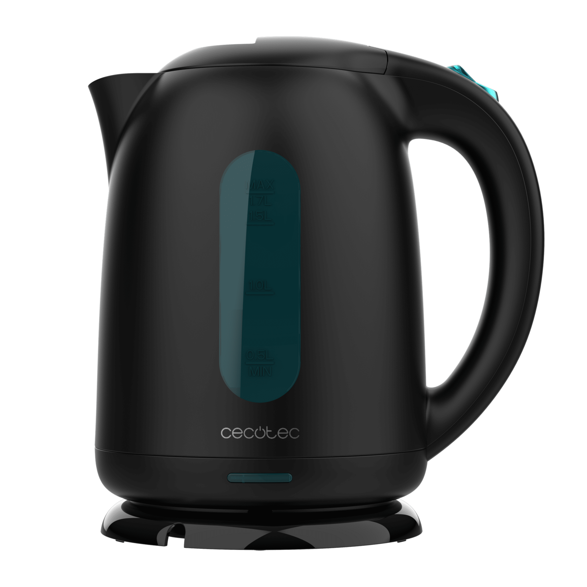 Hervidor de agua de 1,7 litros de capacidad, libre de BPA y con 2200 W.