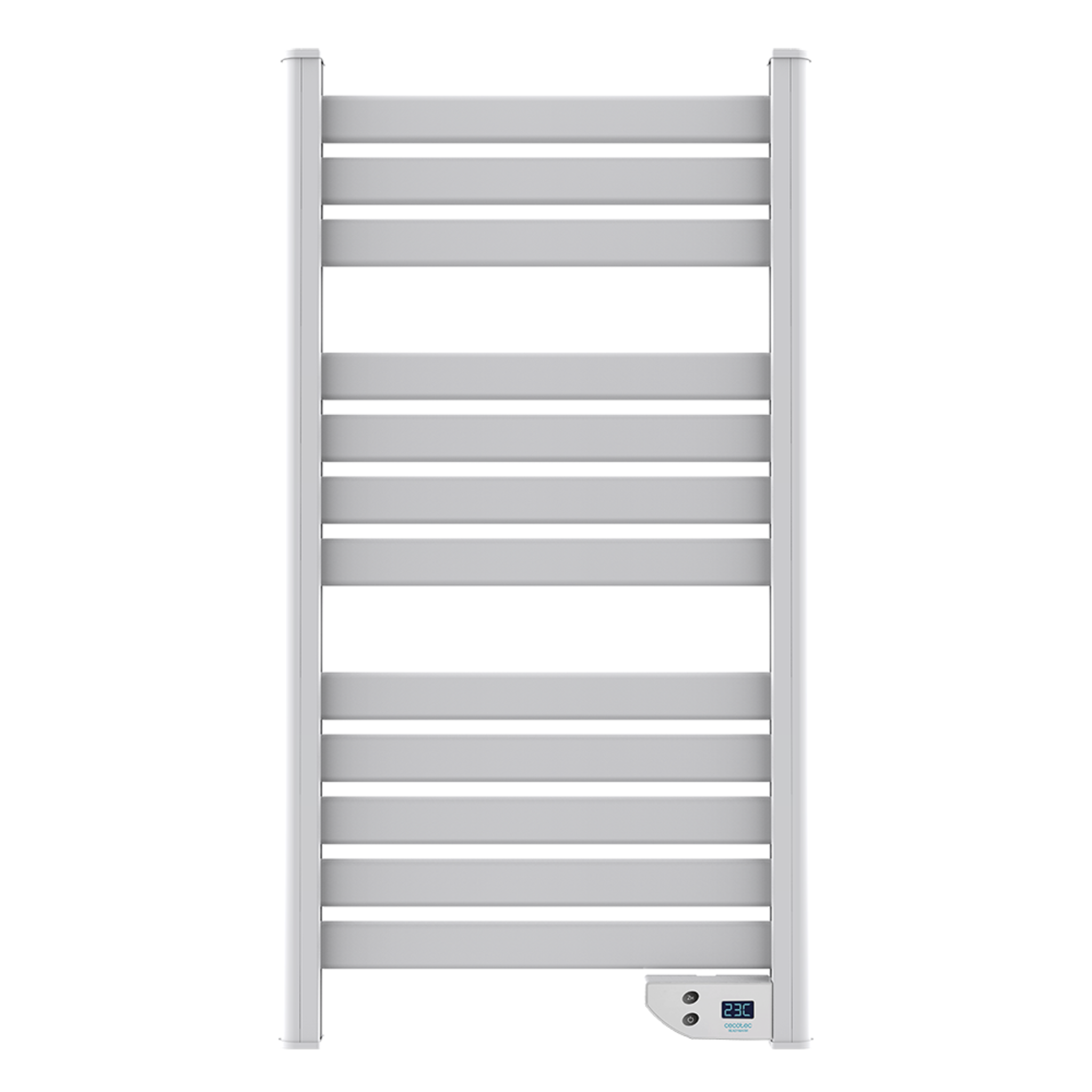 Ready Warm 9000 Twin Towel White de bajo consumo de 500 W y pantalla LED.