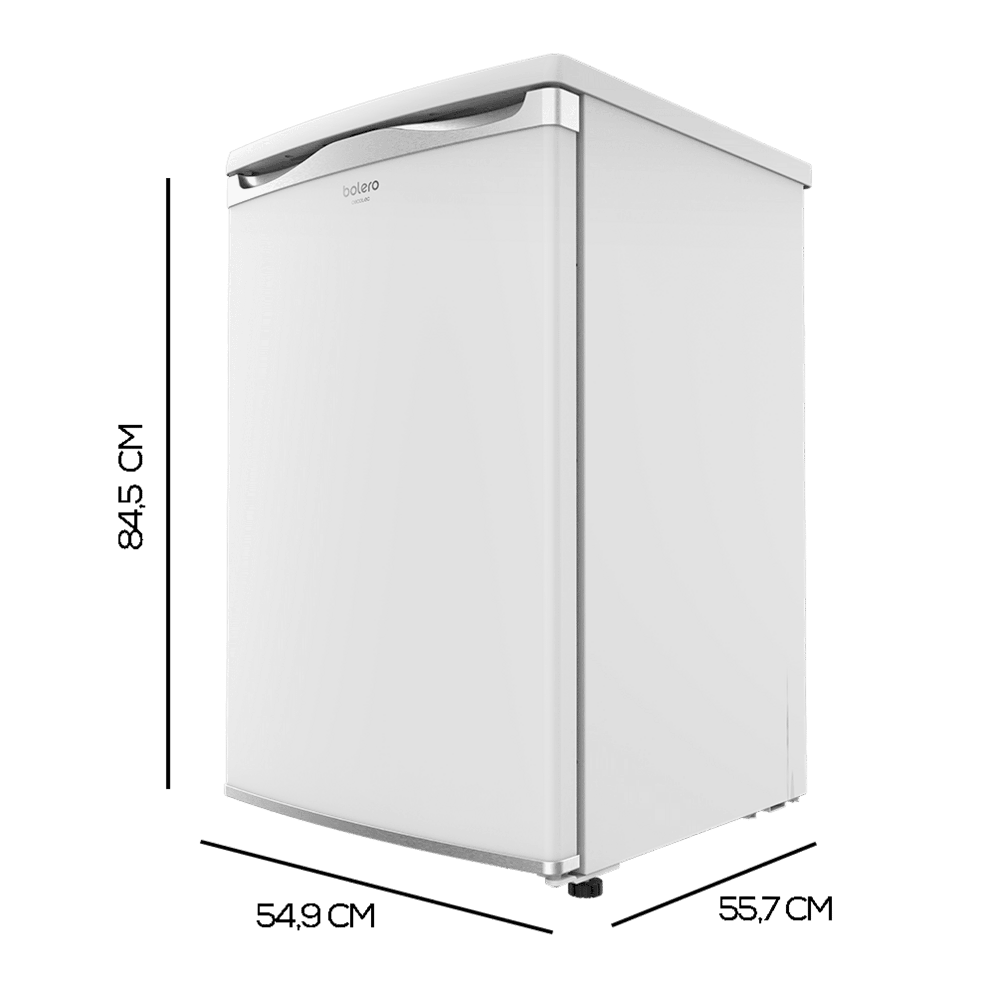 Bolero CoolMarket TF 90 White Congelador de 90 litros apto para todos los espacios y necesidades