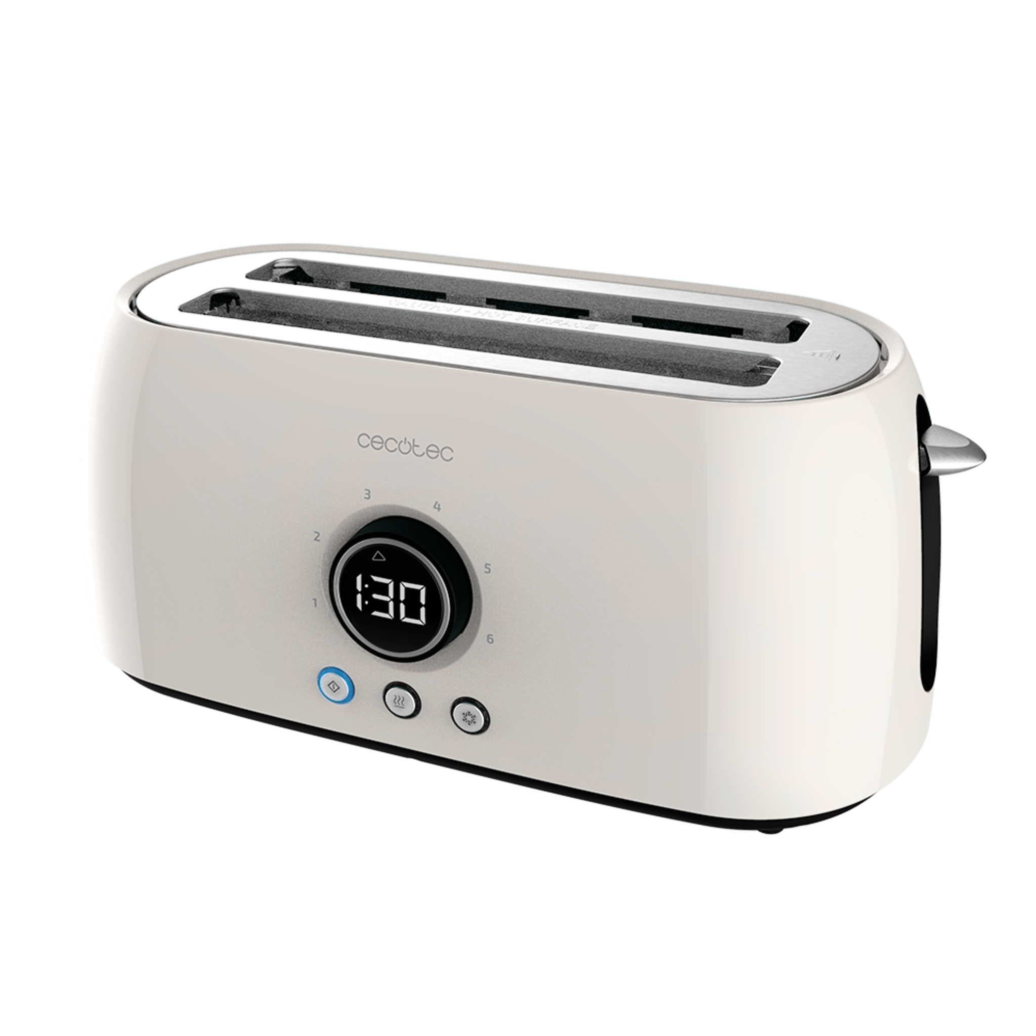 ClassicToast 15000 Beige Extra Double. (4 Tostadas, Beige) Tostador Vertical Digital