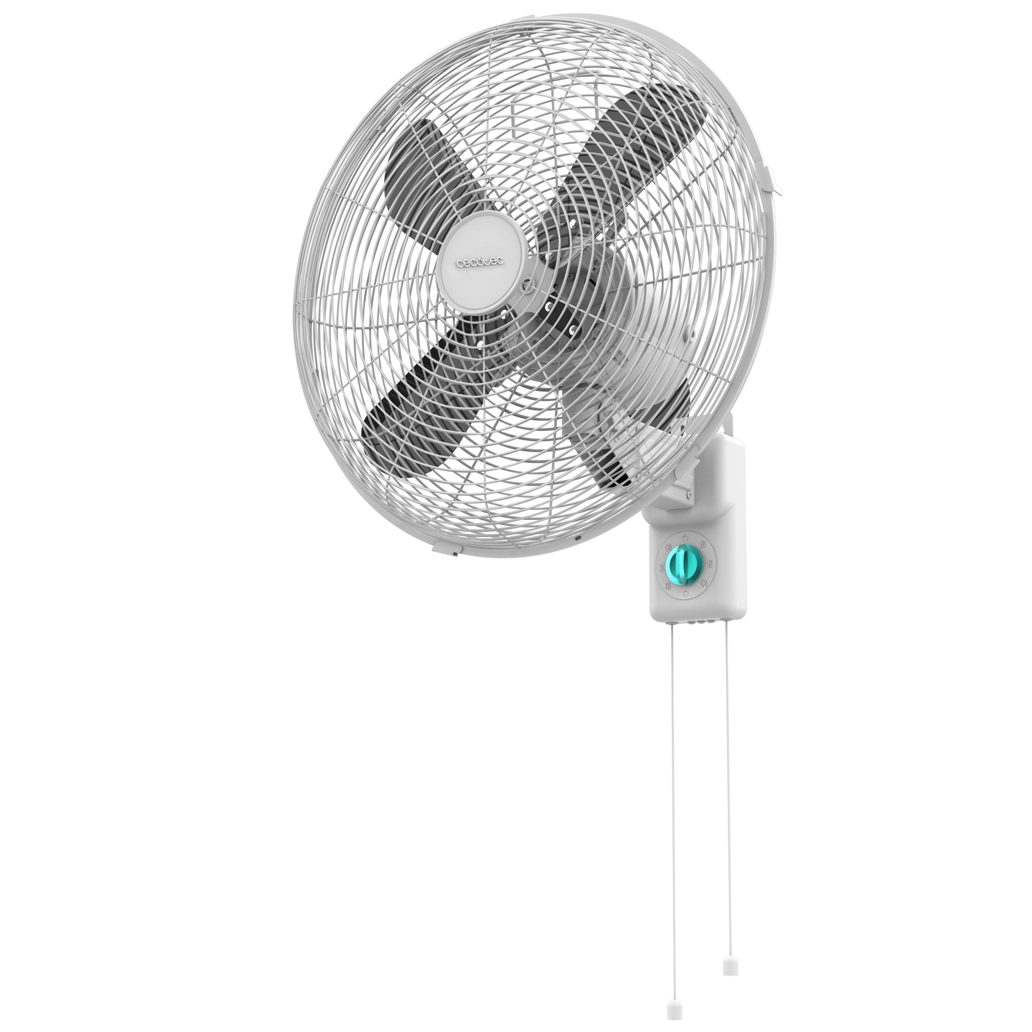 EnergySilence 4500 Power Wall Ventilador de pared de 18 ", con 50 W, 3 velocidades, 4 aspas y uso sencillo.