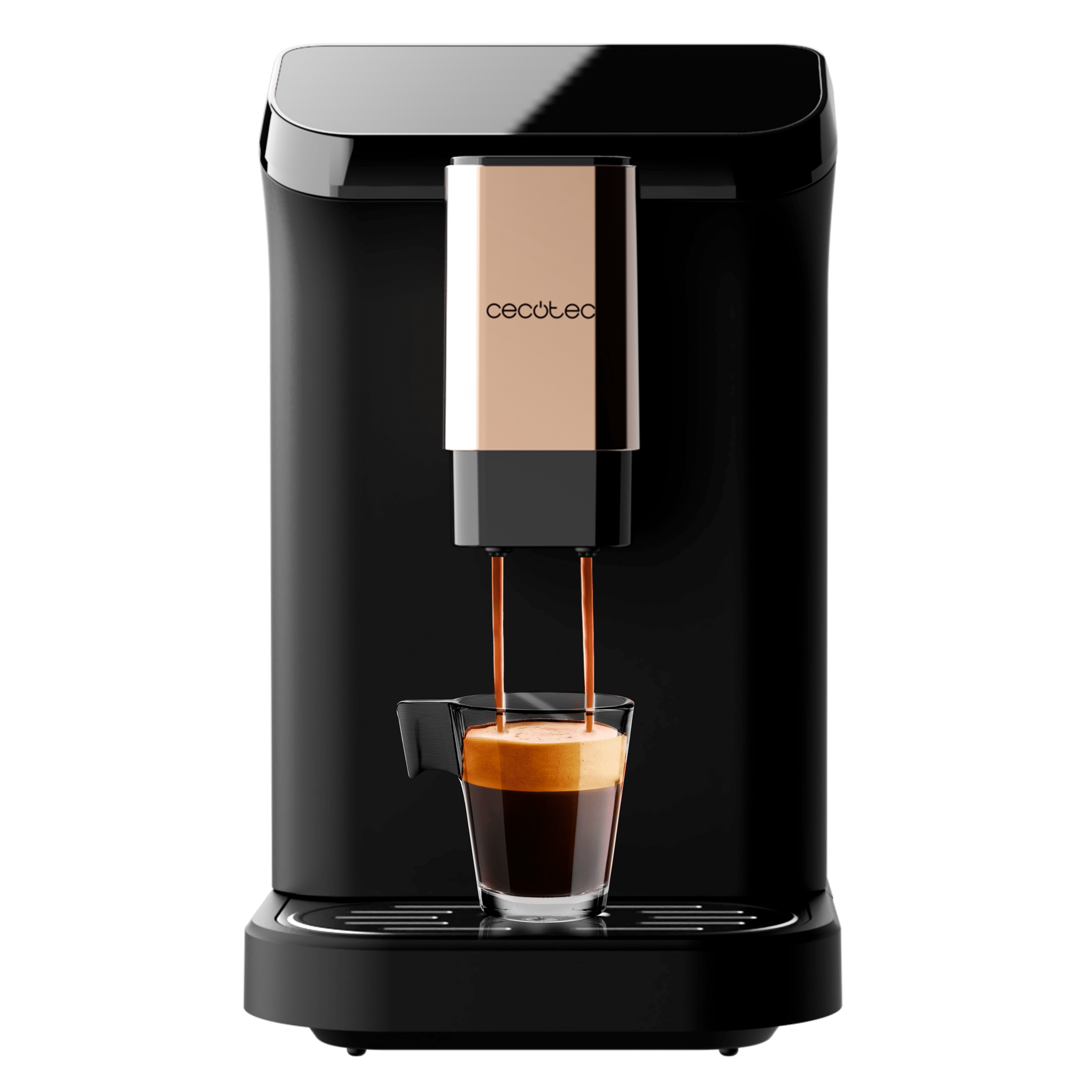 Cremmaet Macchia Black Rose Cafetera superautomática compacta con 19 bares y sistema Thermoblock.