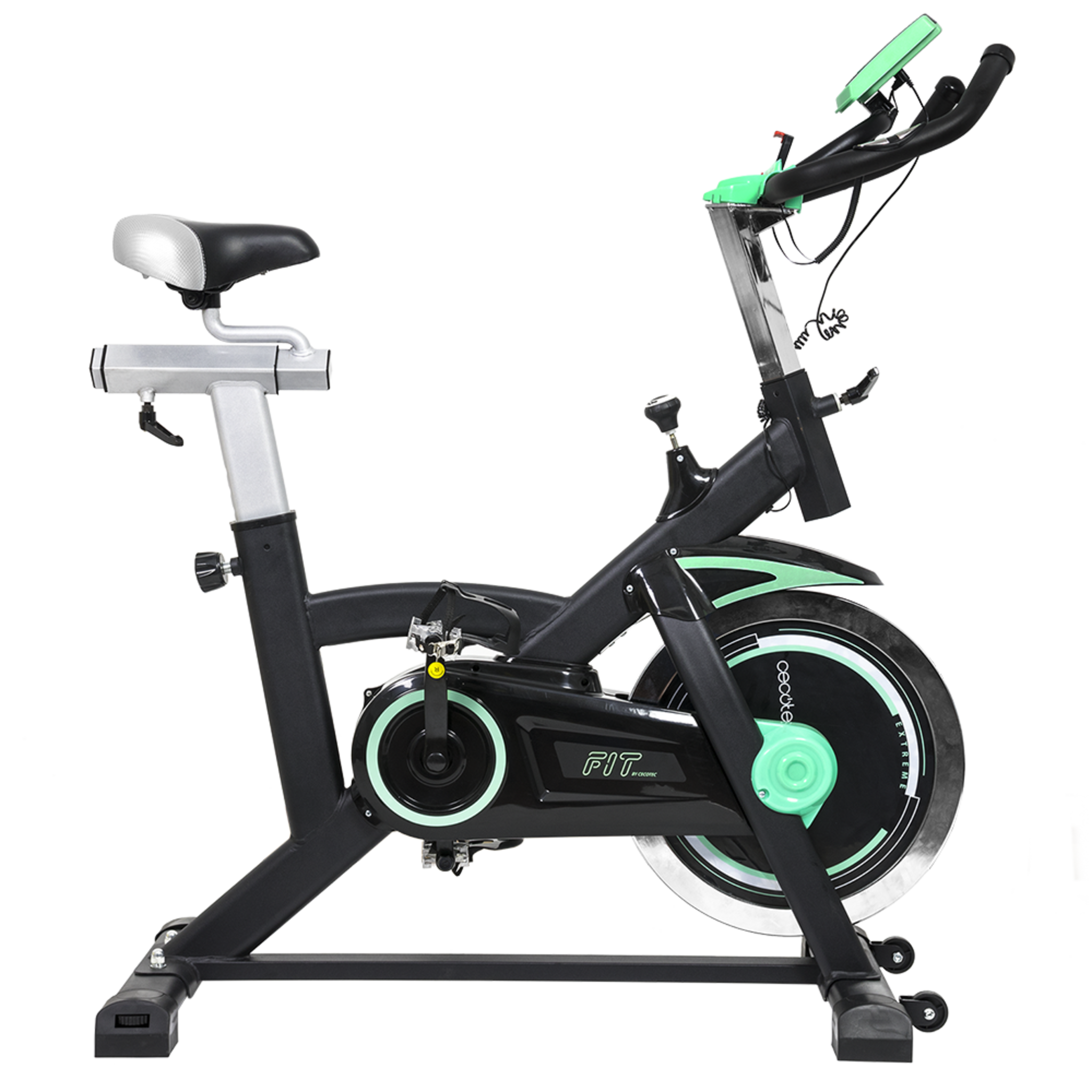 Extreme 25 Bicicleta indoor con volante de inercia 25 Kg, estabilizadores, manillar y sillín deportivo.