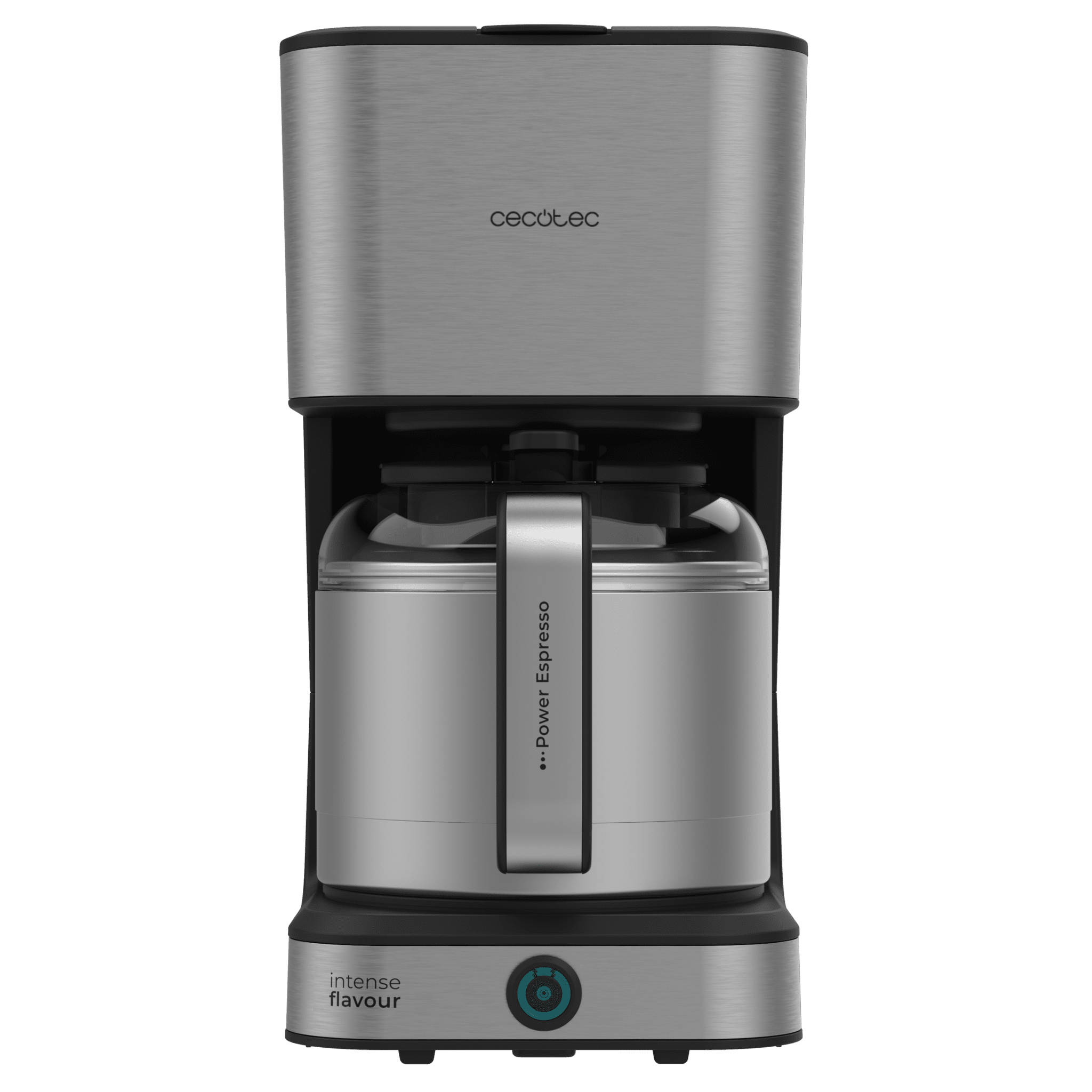 Coffee 66 Drop & Thermo Cafetera de goteo con capacidad de hasta 10 tazas en acero inoxidable.