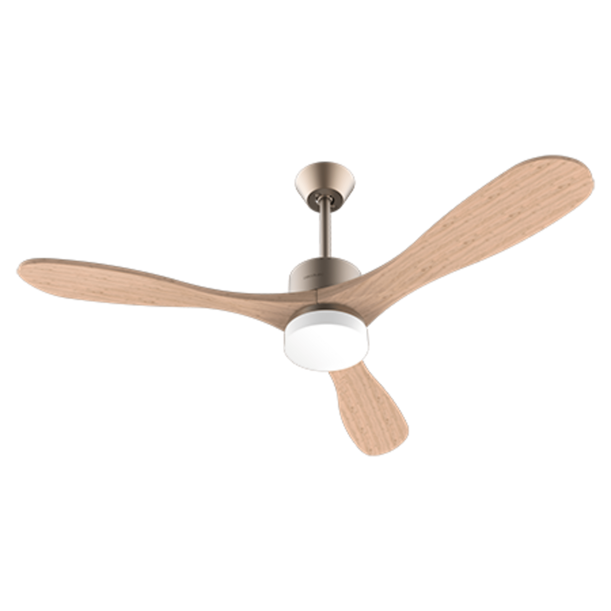 EnergySilence Aero 5290 Golden Pro Ventilador de techo de 50 W con motor DC, 52" y luz LED.