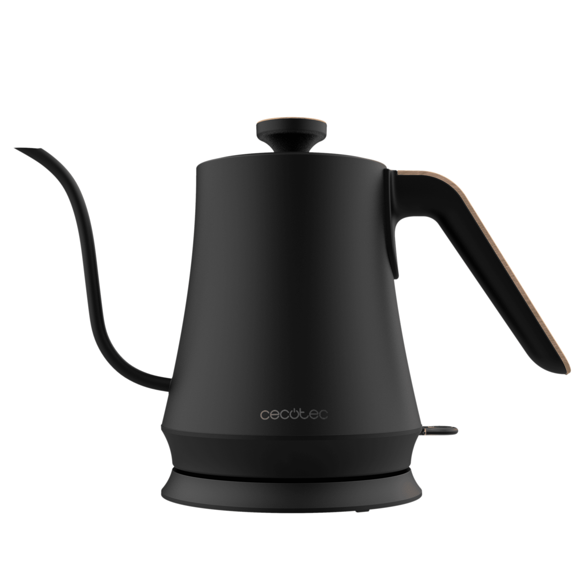 Thermosense 500 Cisne Hervidor de agua con cuello de cisne de 1 litro, cuerpo de acero inoxidable y con 1200 W.
