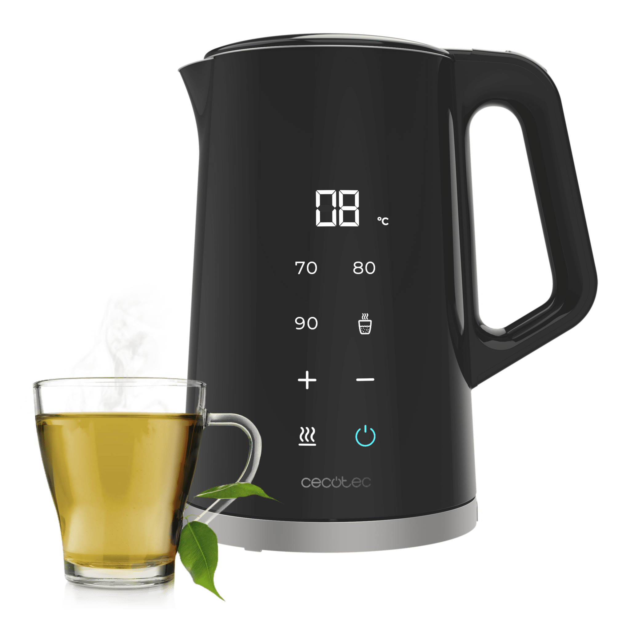 Thermosense 800 Neo Hervidores de agua de 1,7 litros de capacidad, pantalla digital y con 2200 W.