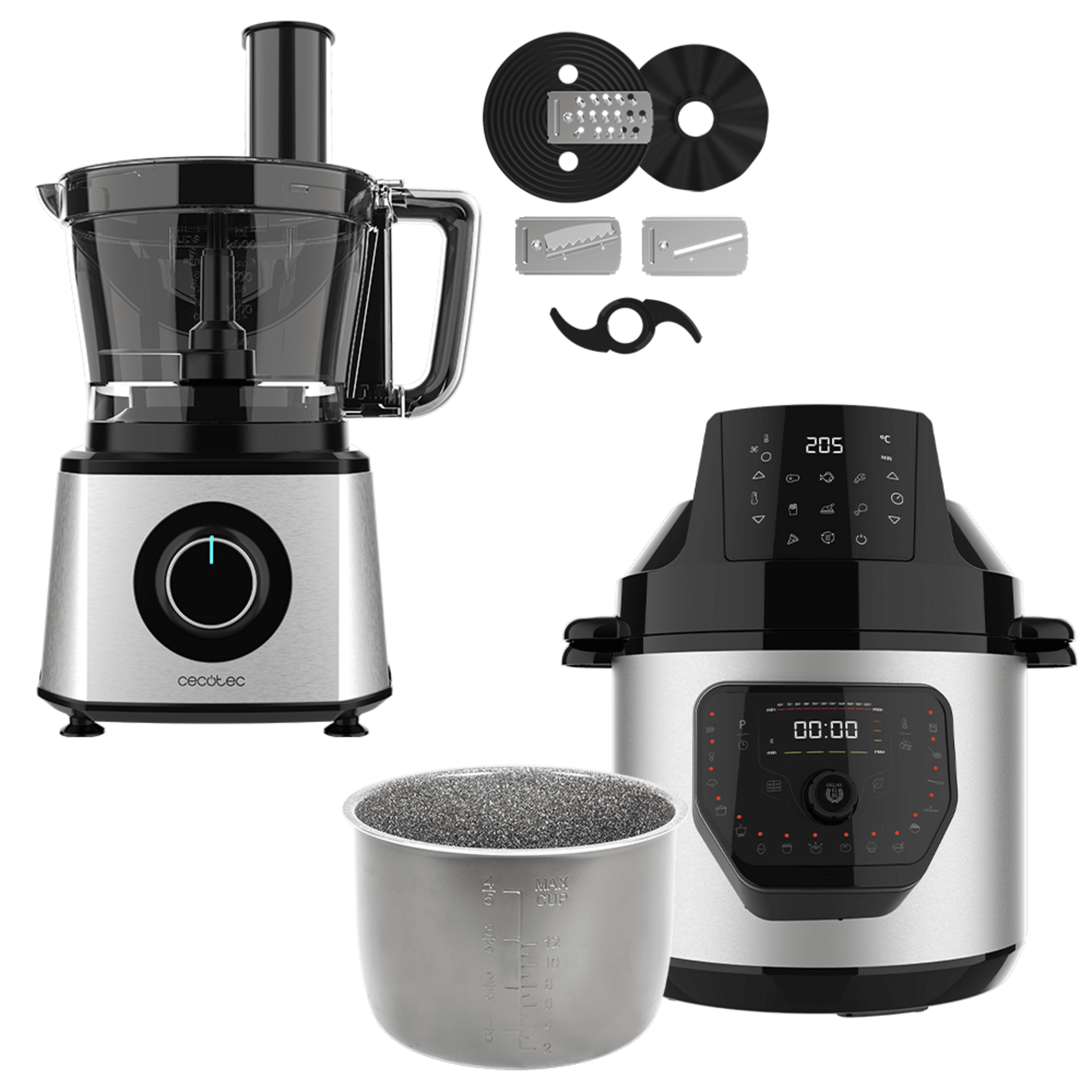 Pack Olla GM H Fry + Cubeta Excelsor 6L + Foodprocessor Paprika 2000Full