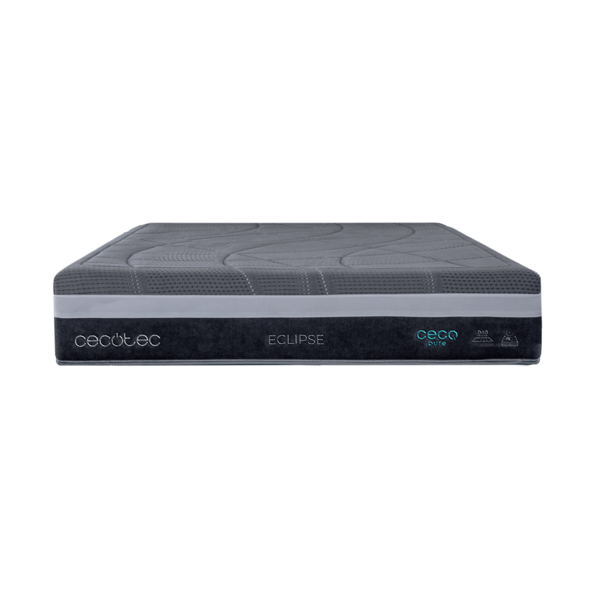 Flow Select Eclipse 200x200 Colchòn multicapa de espumaciòn técnica perfilada D30 y espuma viscoelástica ViscoVel45 y EchoFlex 40