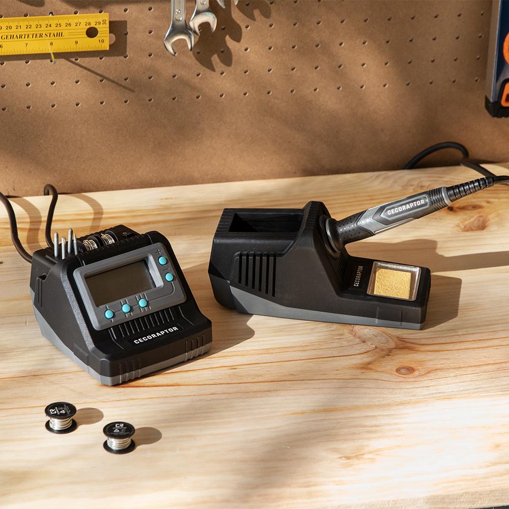 CecoRaptor SolderStation 600 Advance. Estaciòn de Soldar de 230 V y 50 Hz, 60 W, Temperatura 200-400°C