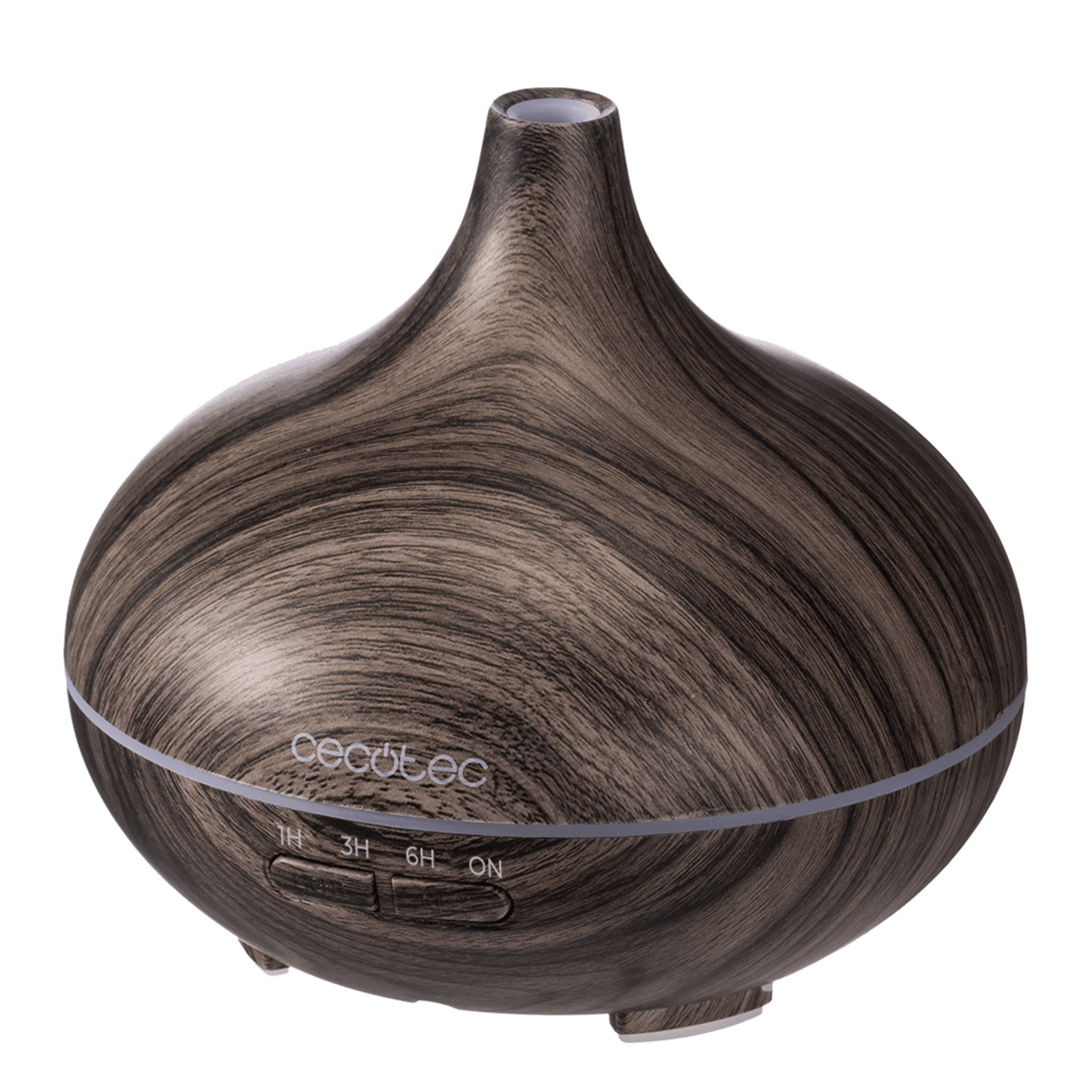 Pure Aroma 300 Yin Grey Humidificador ultrasònico con difusor de aromas, depòsito de hasta 300 ml y 7 colores LED.