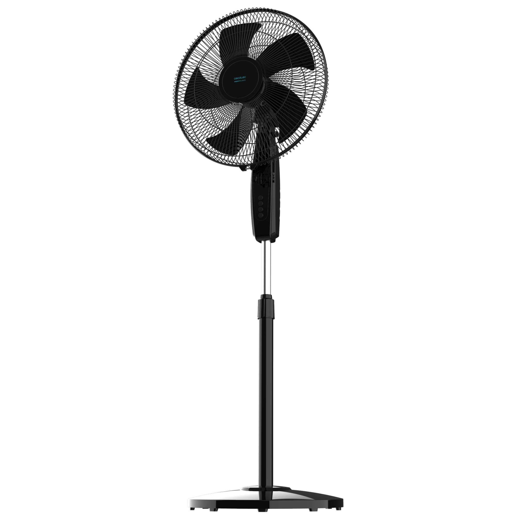 EnergySilence 515 MaxFlow Black Ventilador de pie con 16", con 45W, temporizador, 3 velocidades y oscilaciòn.