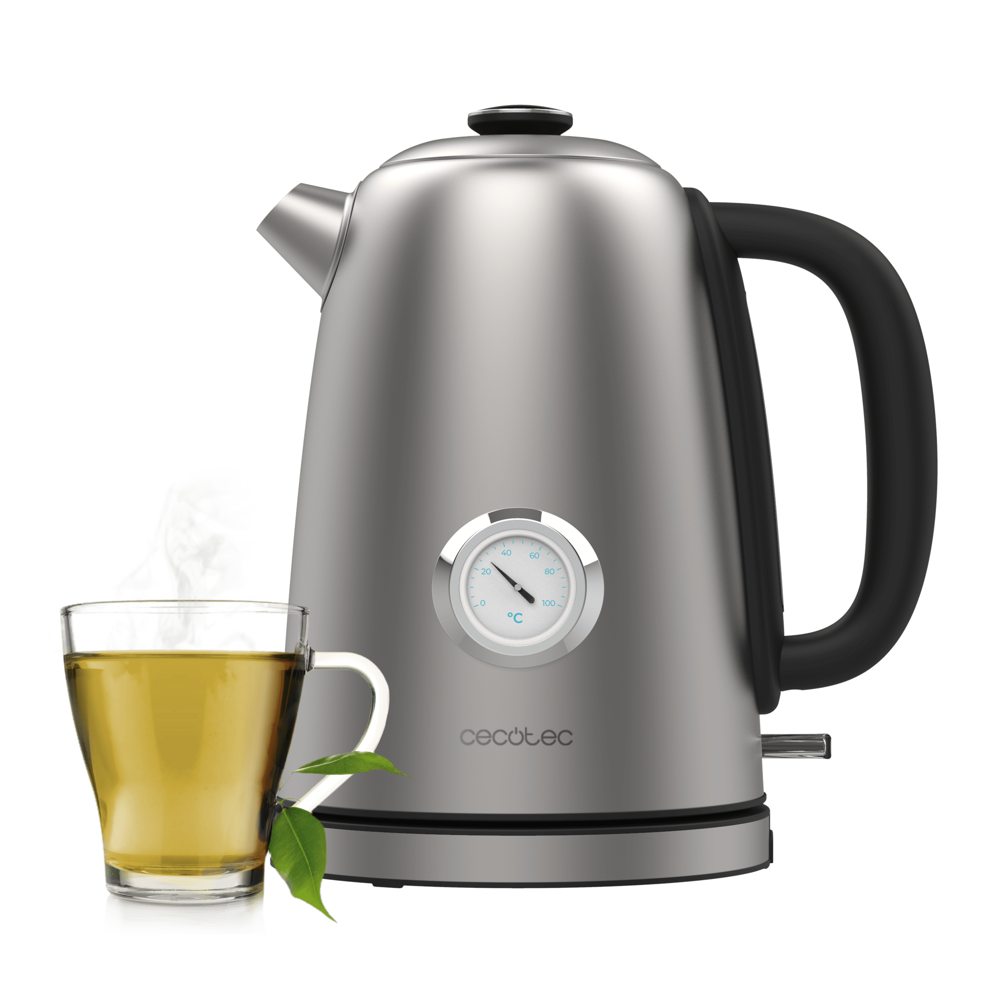 Thermosense 620 Vintage Hervidor de agua de 1,7 litros, cuerpo de acero inoxidable y con 2200 W.