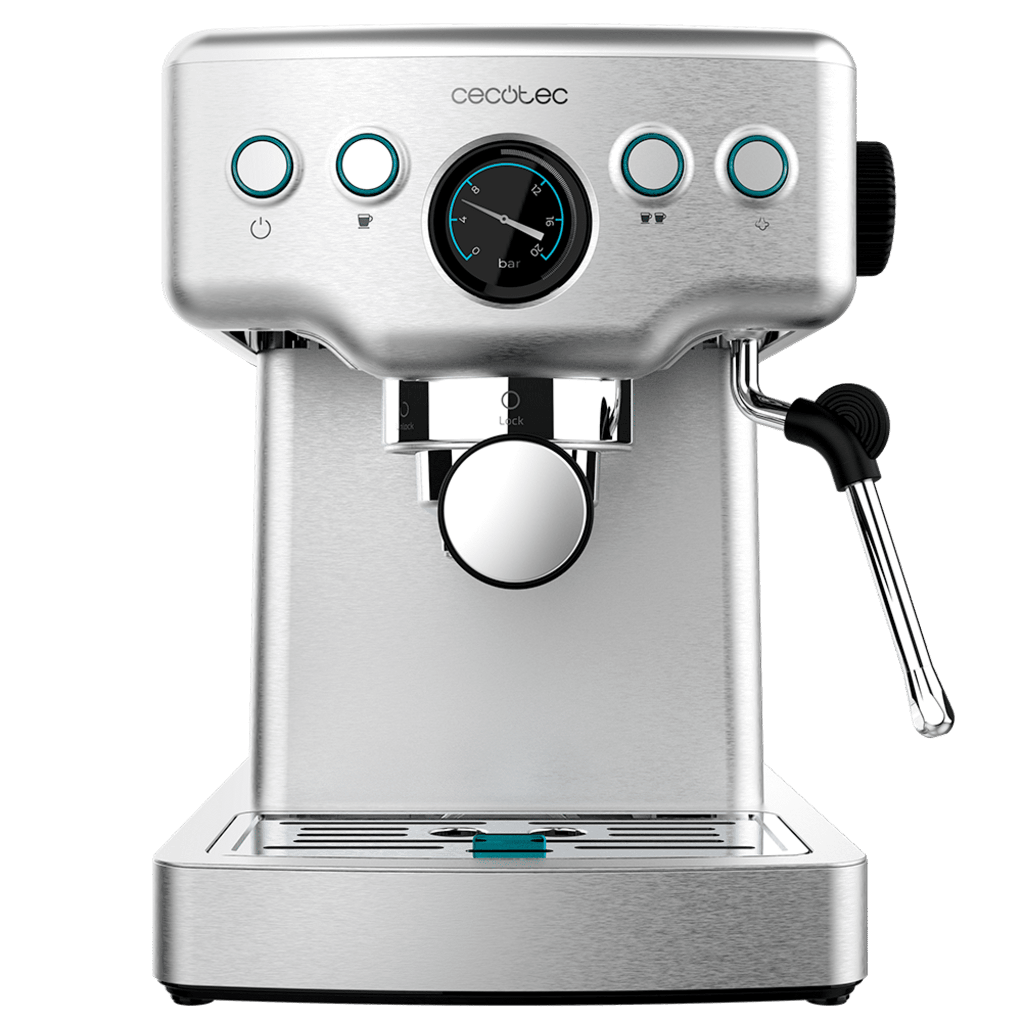 Power Espresso 20 Barista Mini Cafetera barista con 20 bares, manometro y thermoblock.