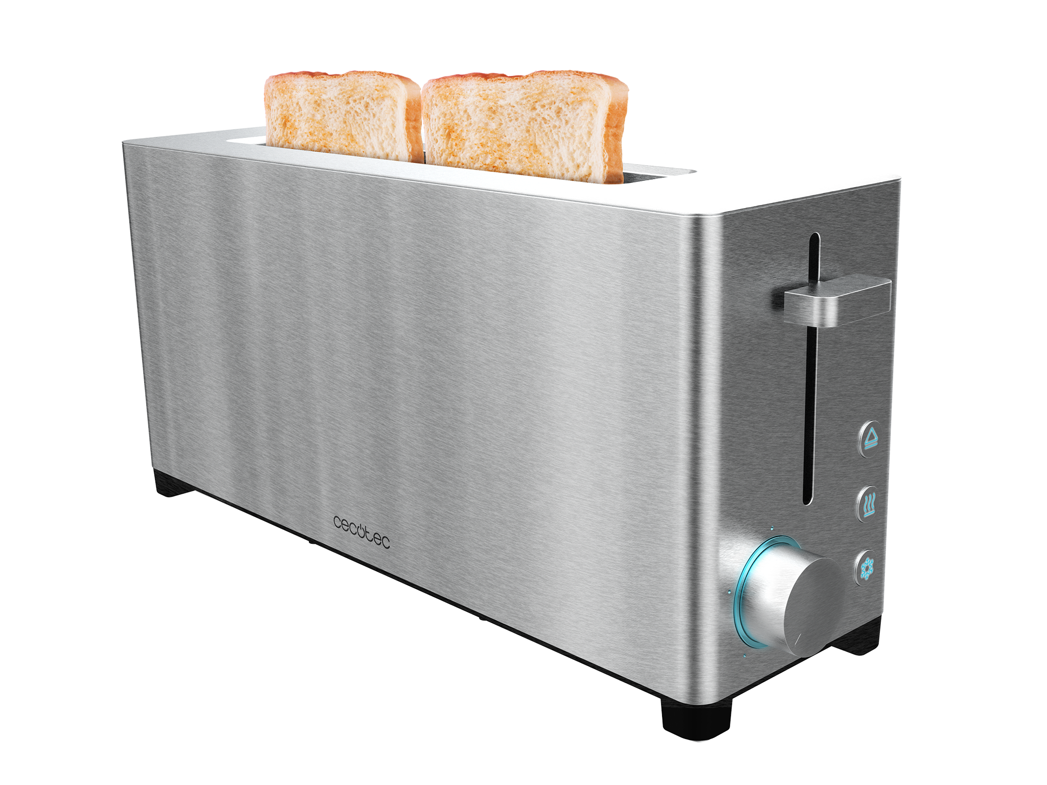 Yummytoast Extra - Tostadora con Ranura Única Larga, Acero Inoxidable, potencia maxima 1050 W
