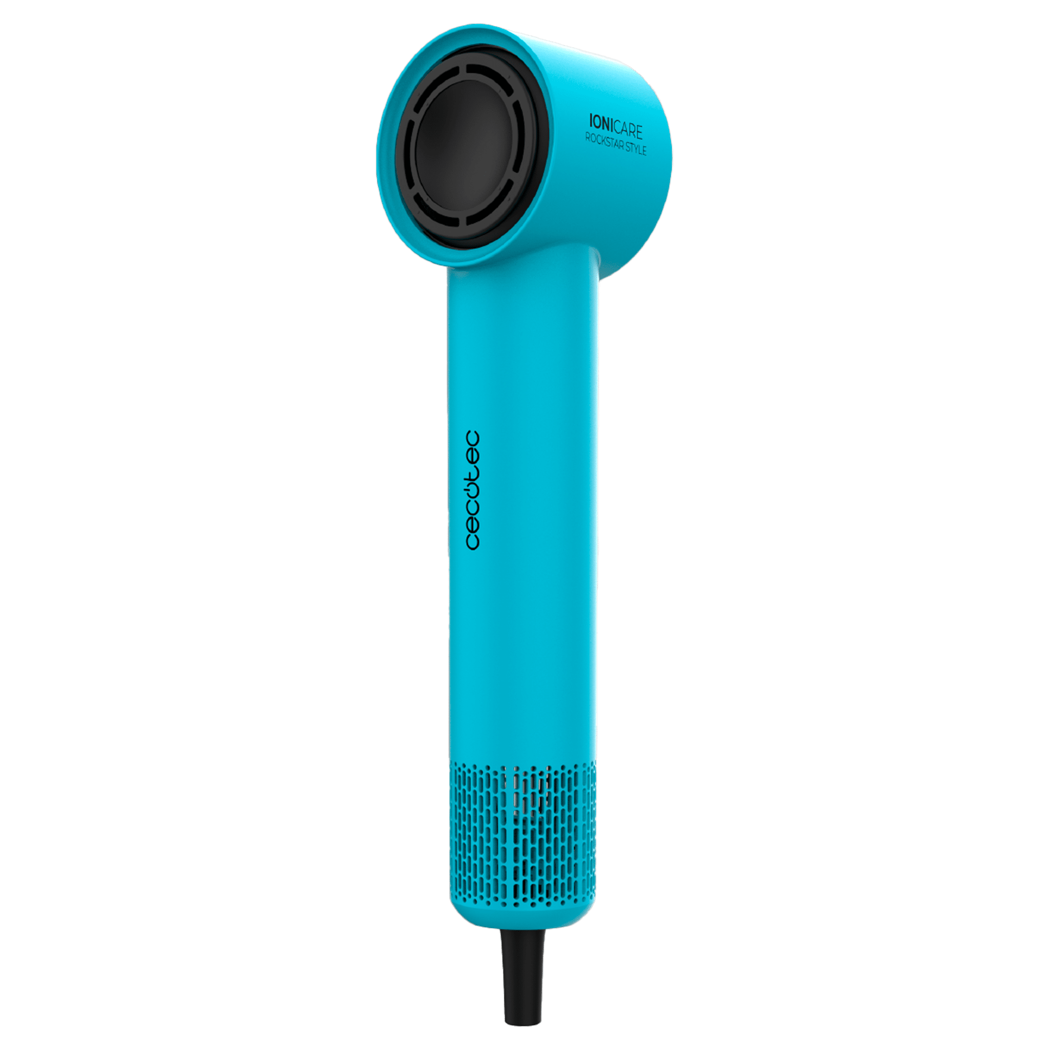 IoniCare RockStar Style Blue Secador muy compacto y ligero con motor brushless de 1500W y 110000 rpm.
