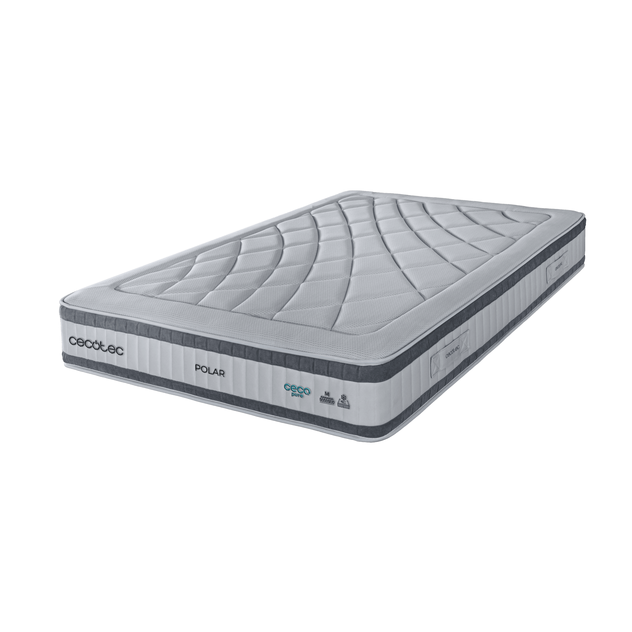 Flow Select Polar 200x200 Colchòn híbrido multicapa de núcleo de muelles ensacados AdaptCore y viscoelástica ReviFresh 40