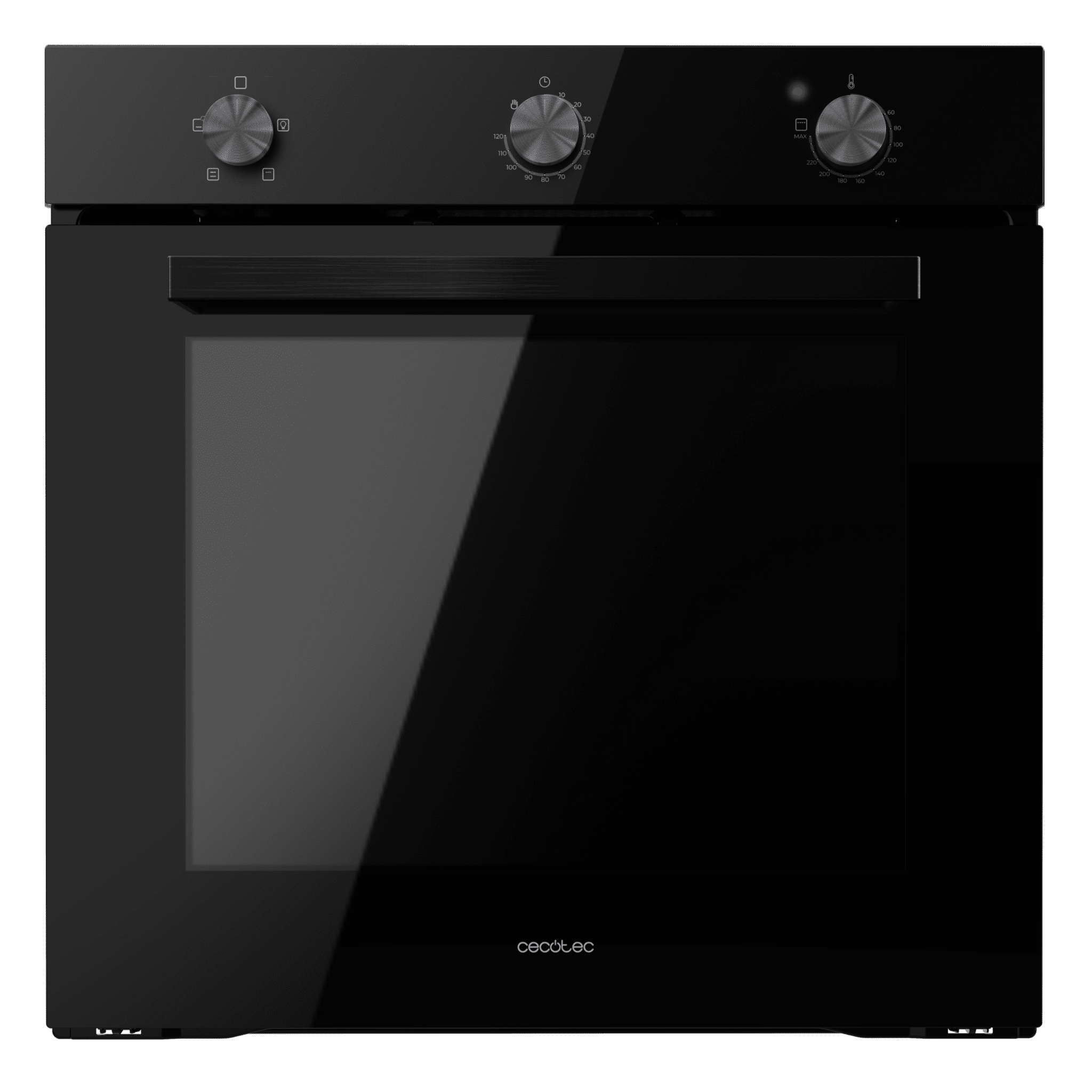 Bolero Hexa C136000 Glass Black Time A Horno Integrable de 77 L de capacidad, 4 funciones, Timer, 2800 W.