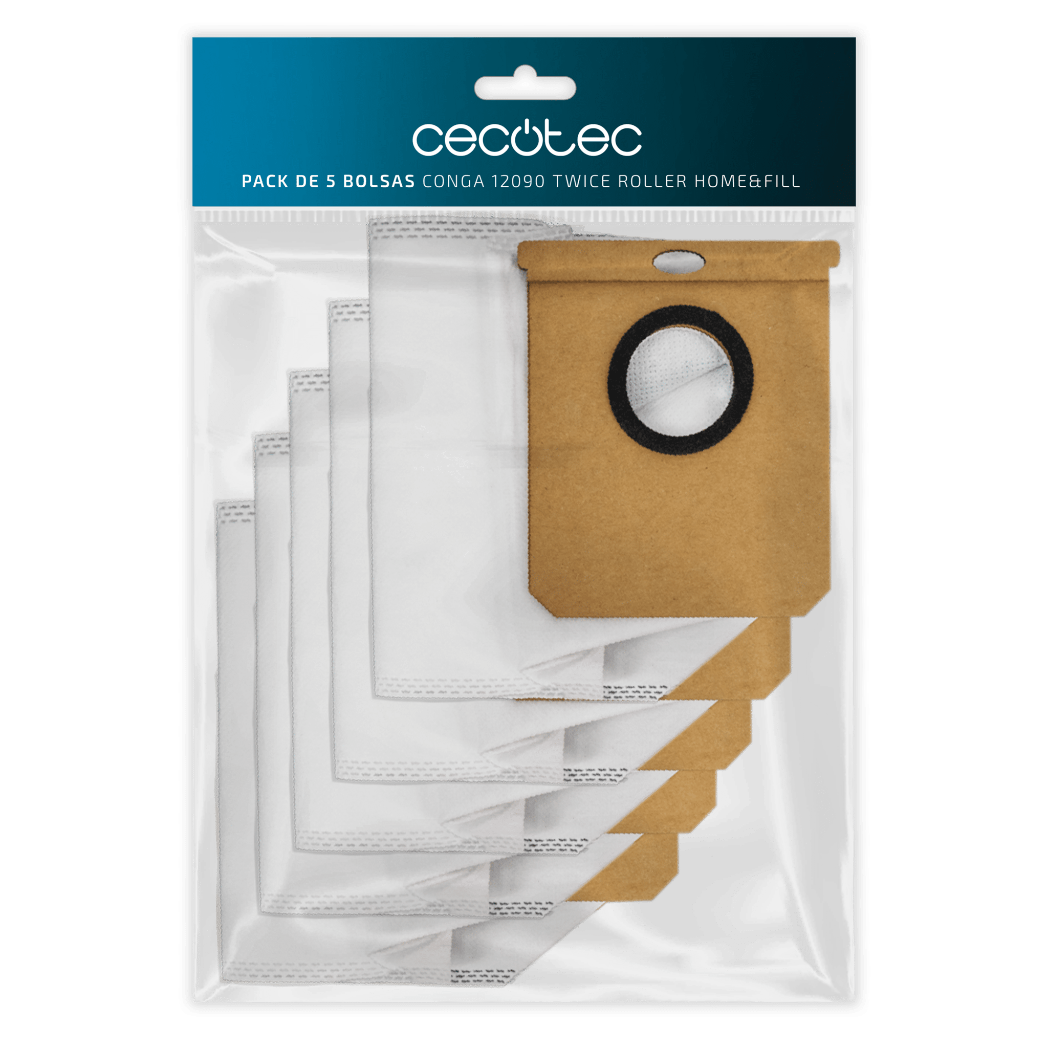 Pack de 5 Bolsas para Conga 12090 Twice Roller Home&Fill
