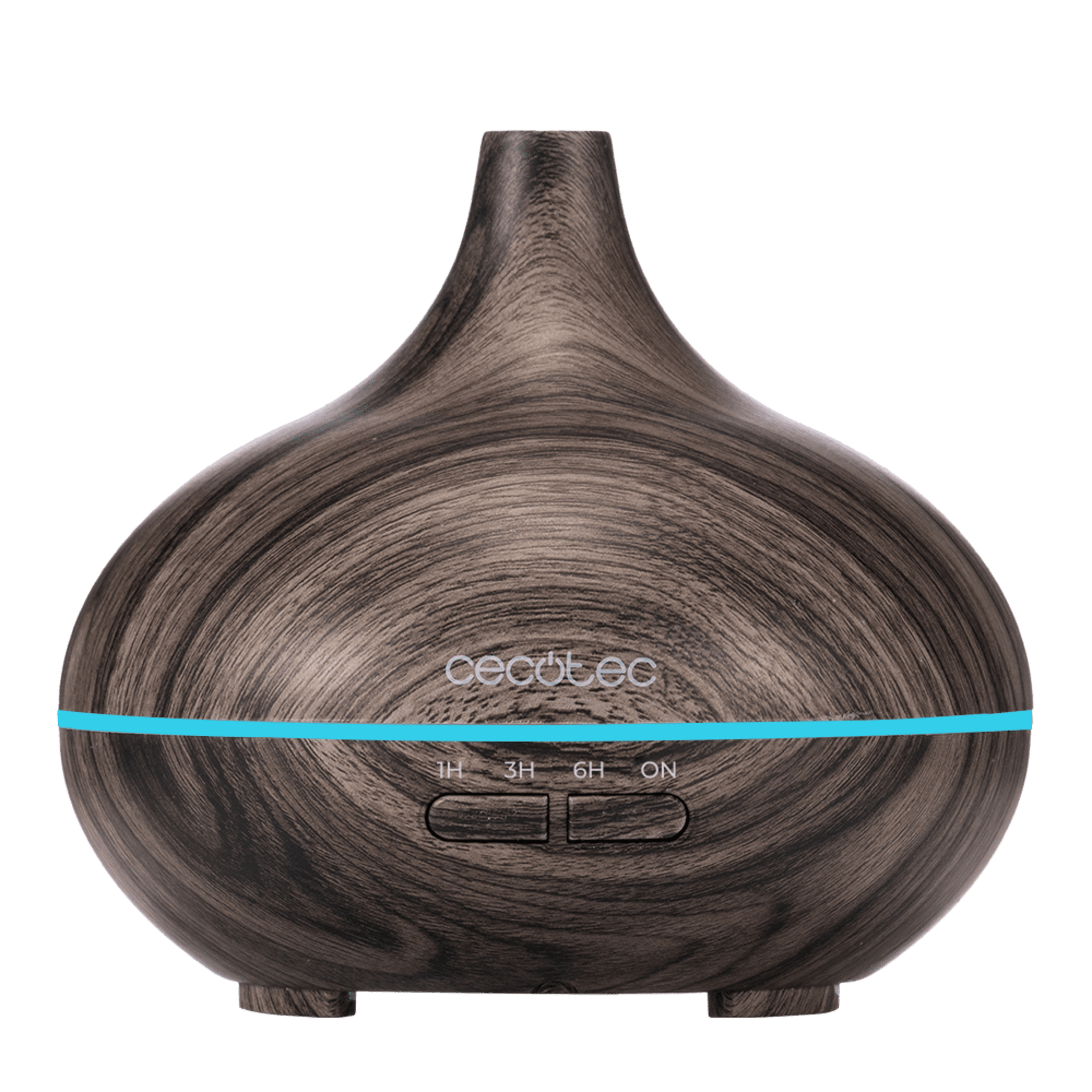 Pure Aroma 300 Yin Grey Humidificador ultrasònico con difusor de aromas, depòsito de hasta 300 ml y 7 colores LED.