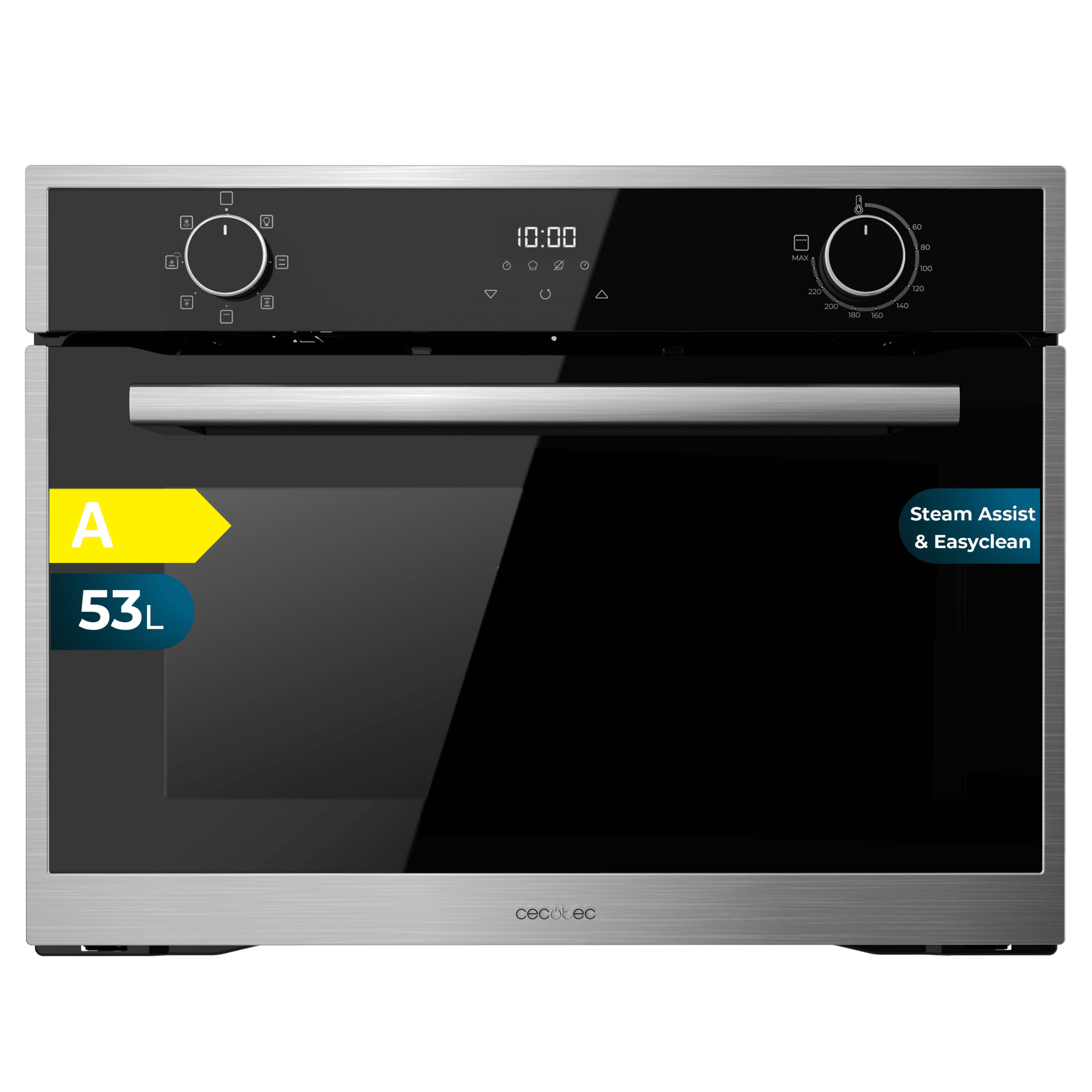 Bolero Hexa M224500 Edge A Horno Integrable de 53l de capacidad, 7 funciones con Grill, Defrost, Steam Assist, 2600W.