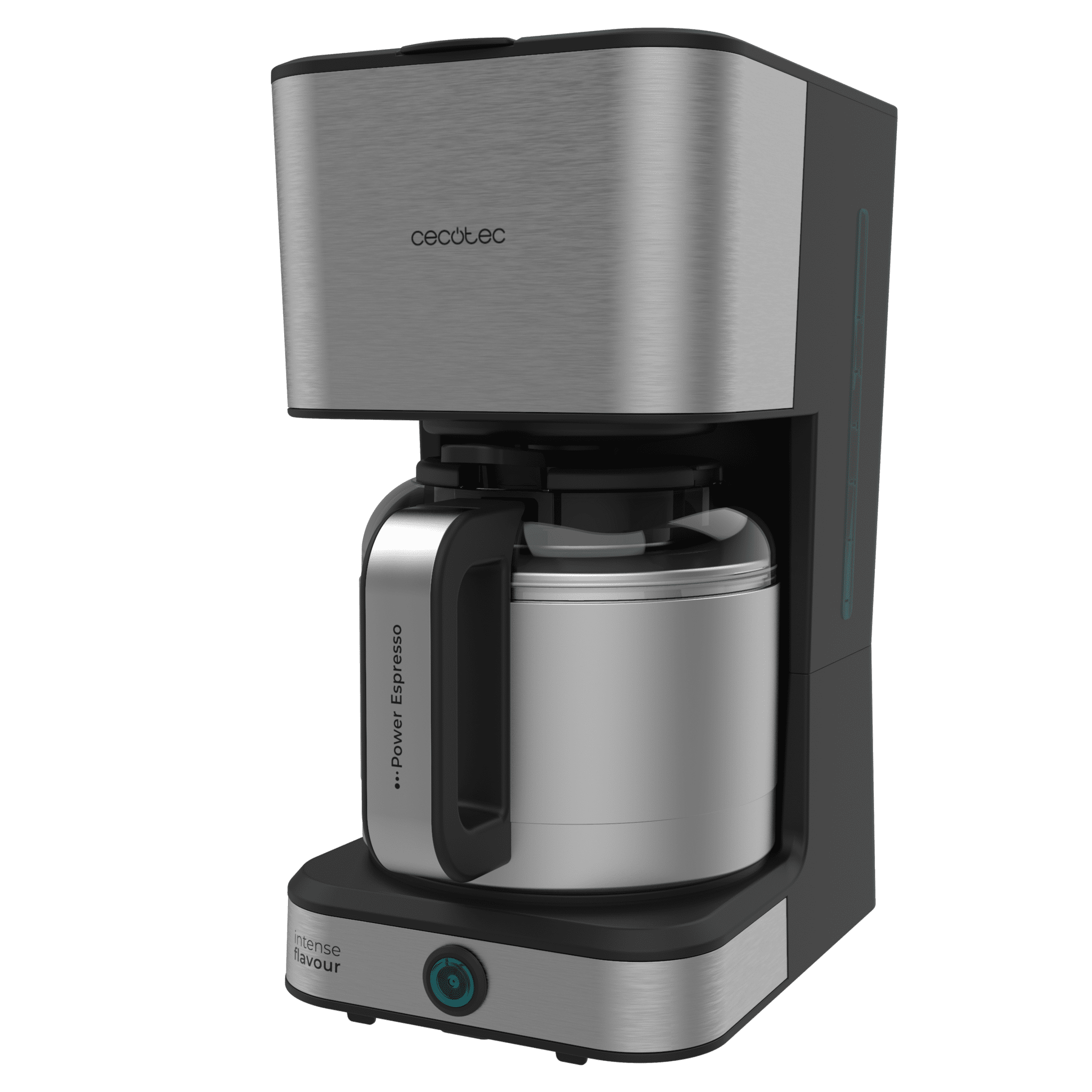 Coffee 66 Drop & Thermo Cafetera de goteo con capacidad de hasta 10 tazas en acero inoxidable.