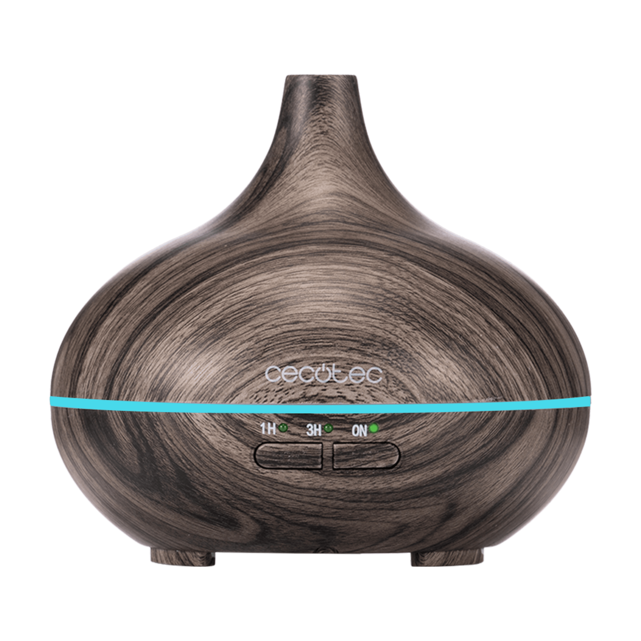 Pure Aroma 150 Yin Grey Humidificador ultrasònico con difusor de aromas, depòsito de hasta 150 ml y 7 colores LED.
