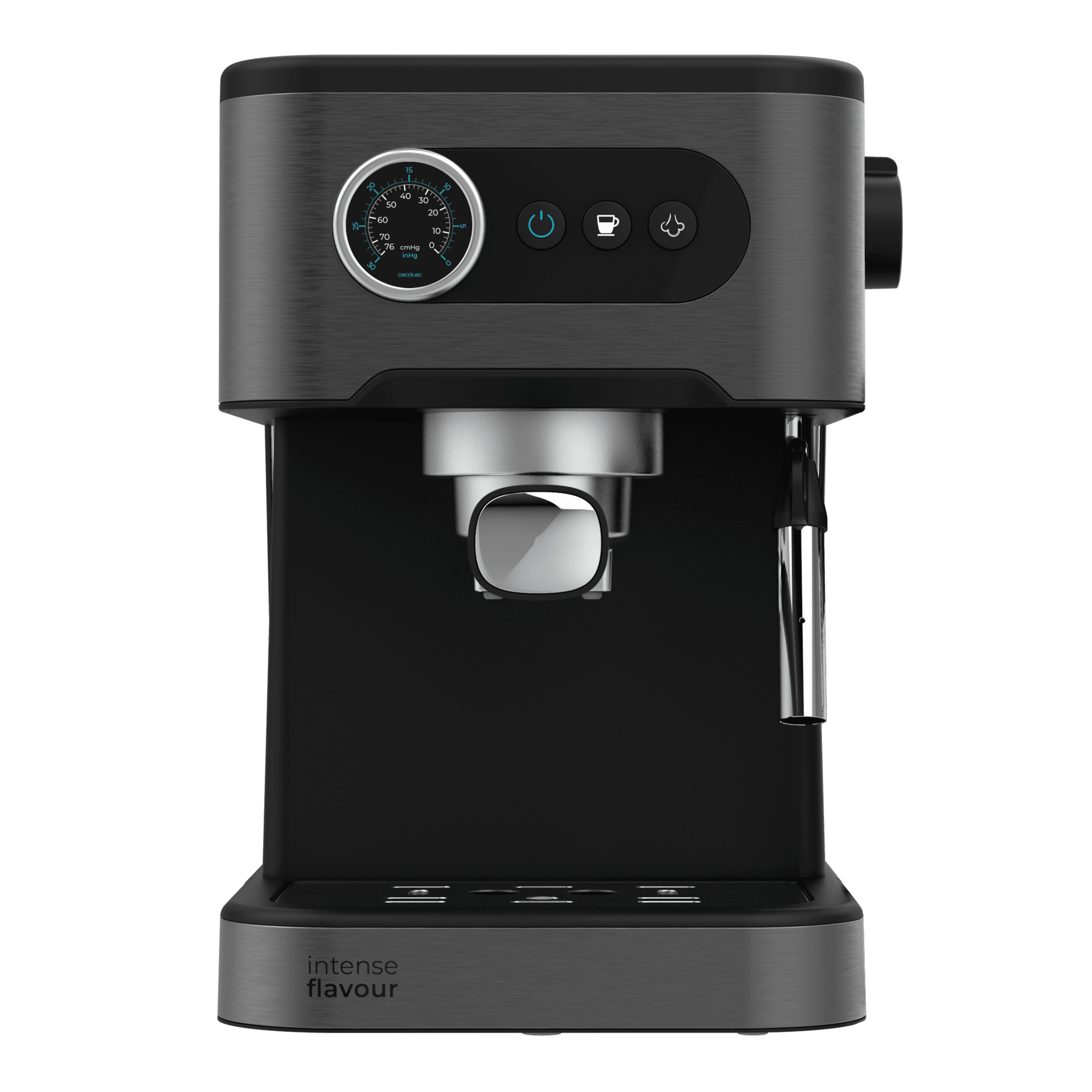 Power Espresso 20 Pro Cafetera express para café espresso y cappuccino, con 20 bares y vaporizador orientable.