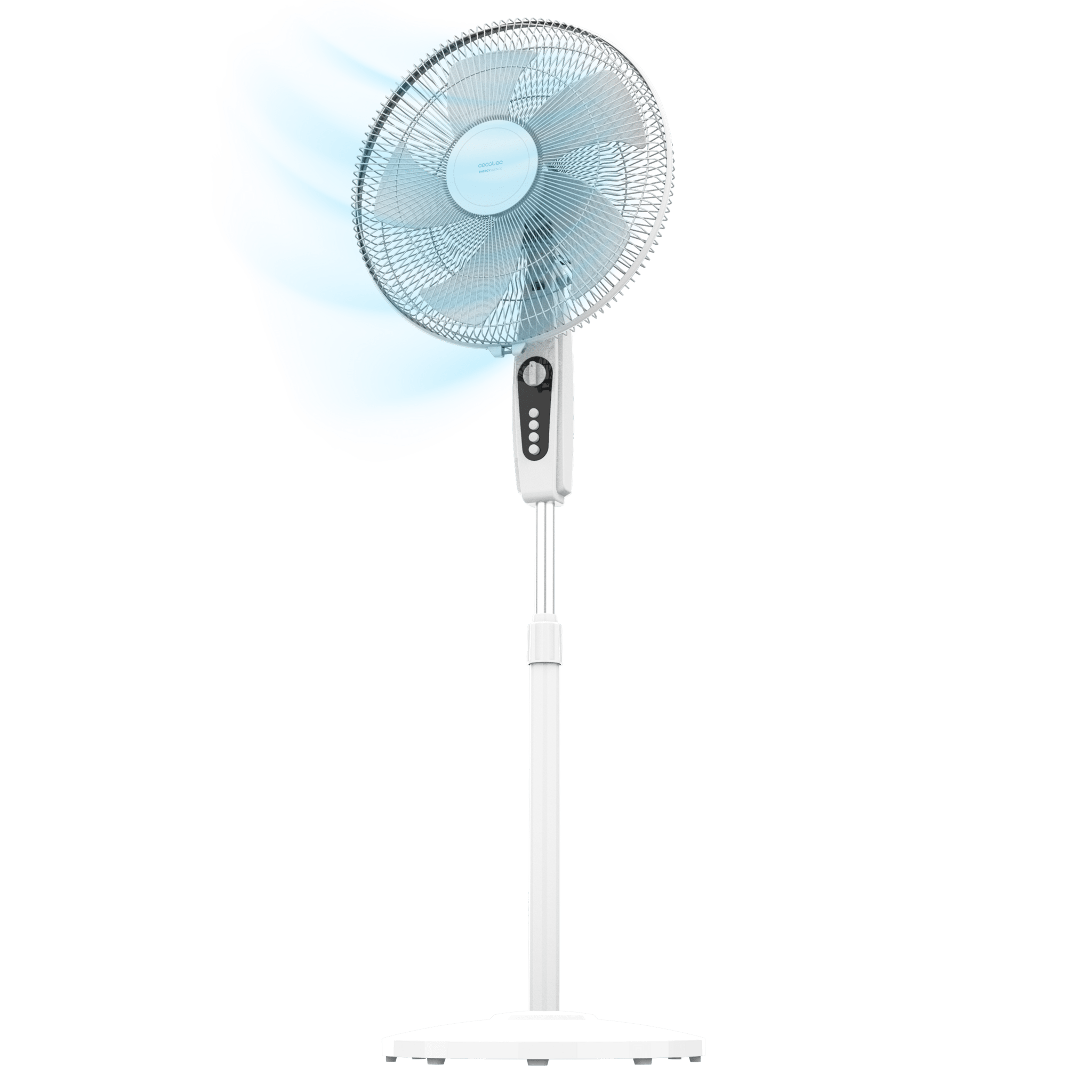 EnergySilence 515 MaxFlow White Ventilador de pie con 16", con 45W, temporizador, 3 velocidades y oscilaciòn.