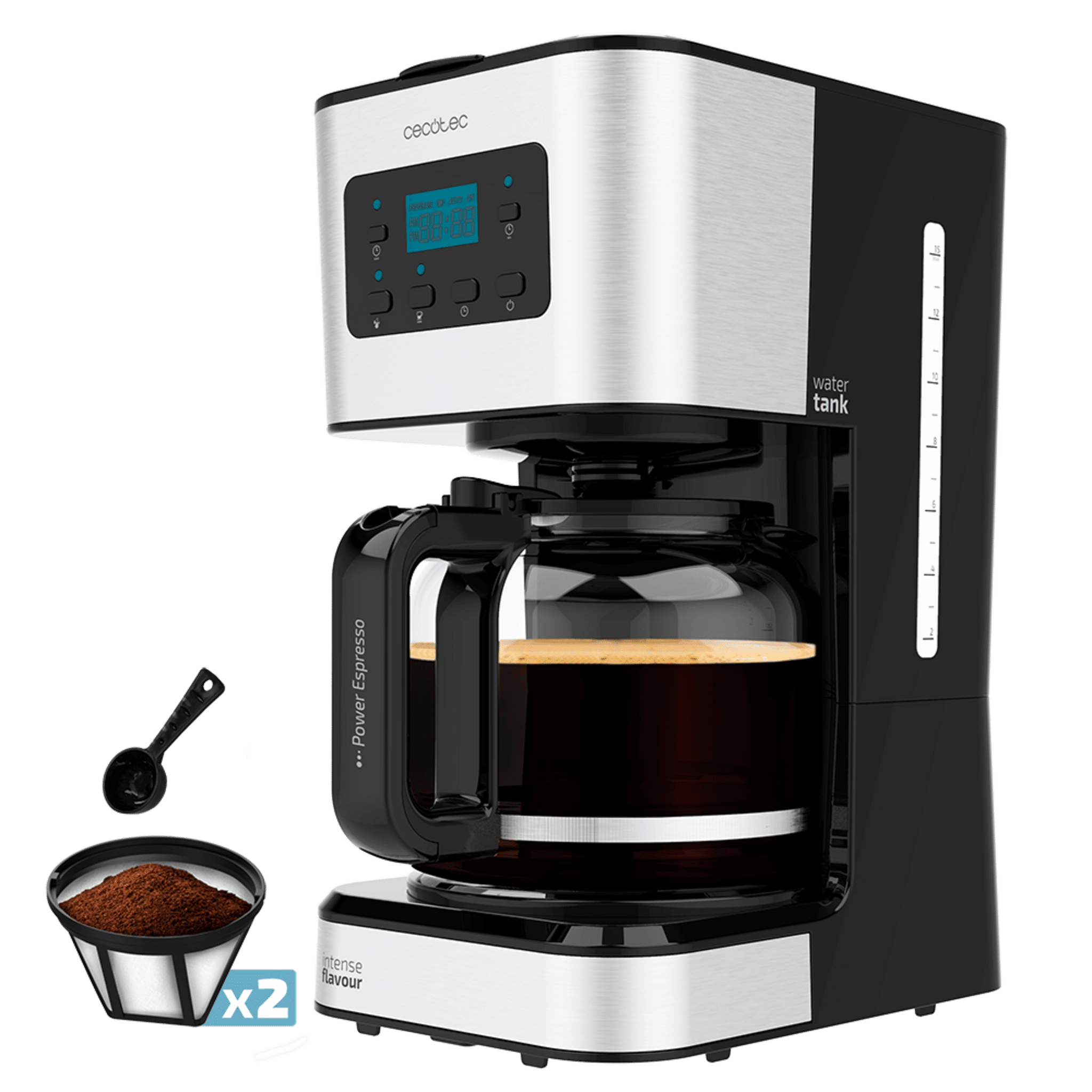 Coffee 66 Smart Plus M Cafetera de goteo programable con tecnología ExtemAroma y funciòn AutoClean.