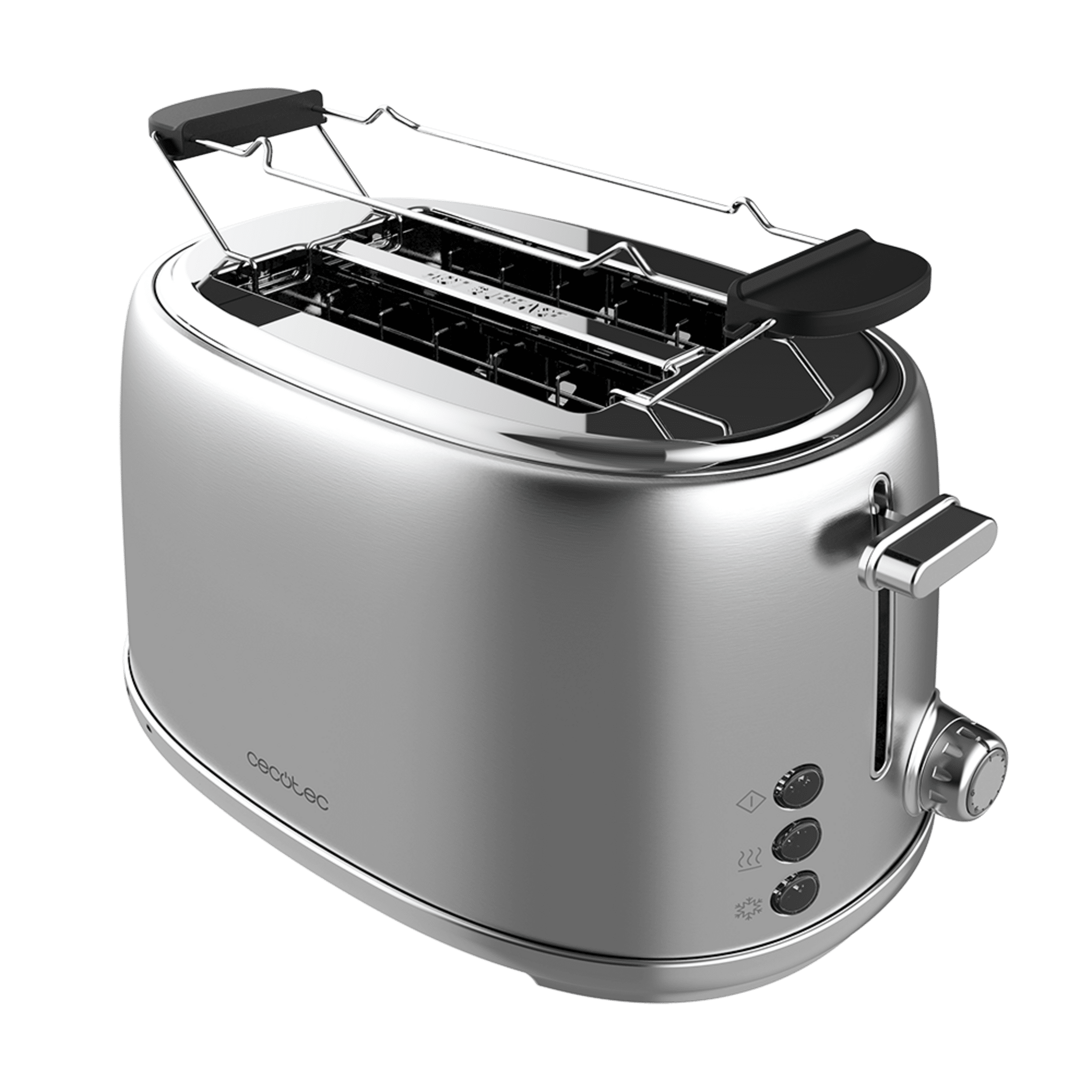 Yummytoast Extra - Tostadora con Ranura Única Larga, Acero Inoxidable, potencia maxima 1050 W