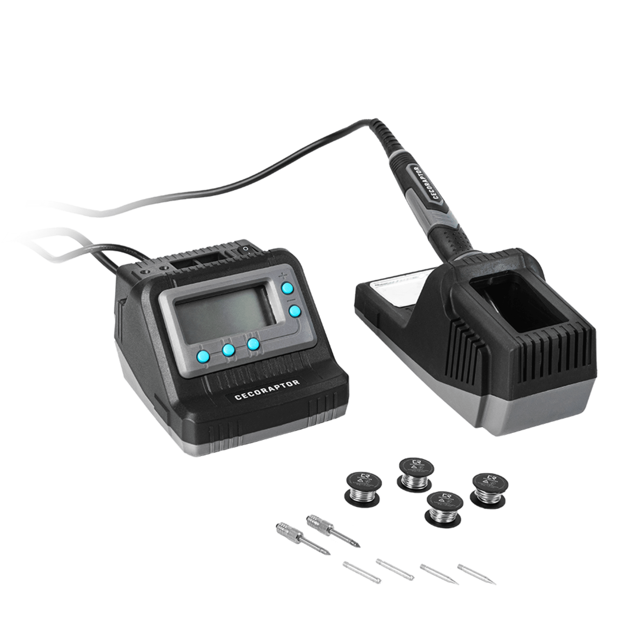 CecoRaptor SolderStation 600 Advance. Estaciòn de Soldar de 230 V y 50 Hz, 60 W, Temperatura 200-400°C