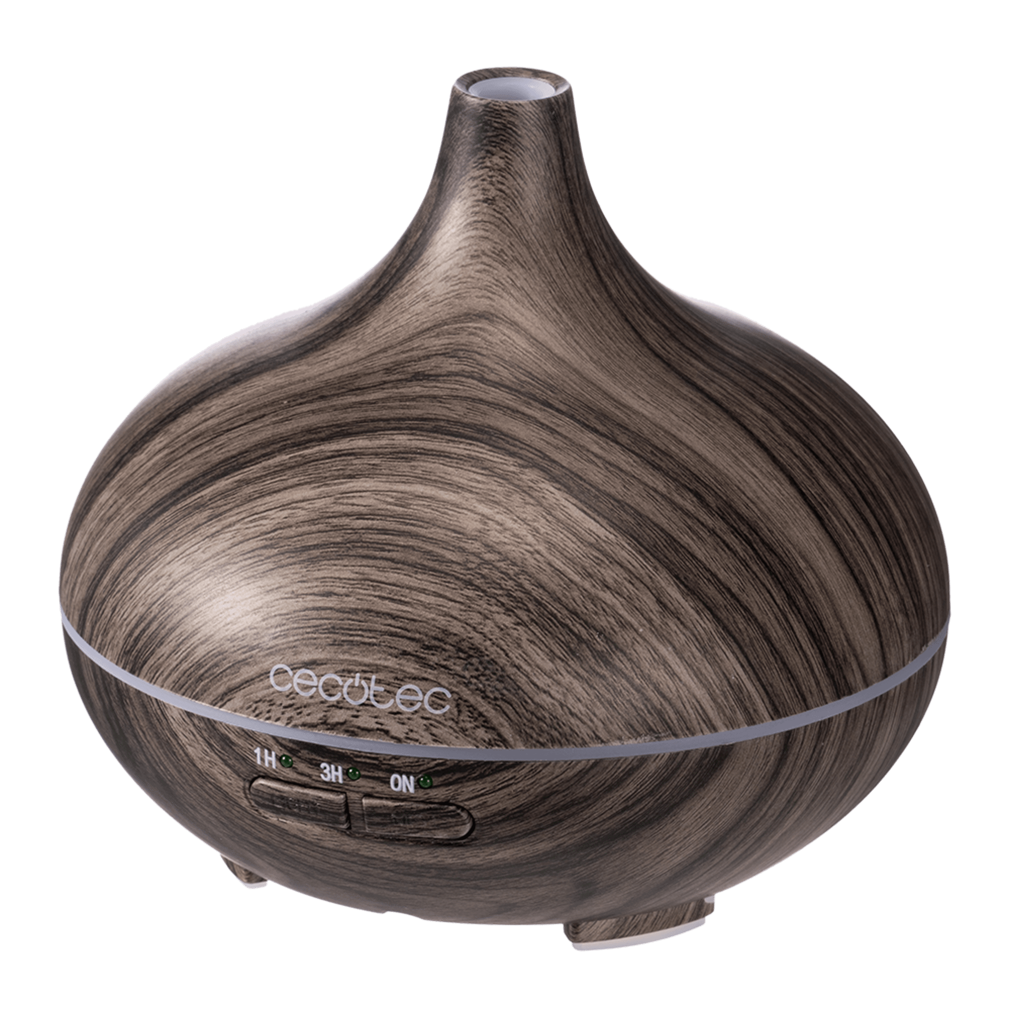 Pure Aroma 150 Yin Grey Humidificador ultrasònico con difusor de aromas, depòsito de hasta 150 ml y 7 colores LED.