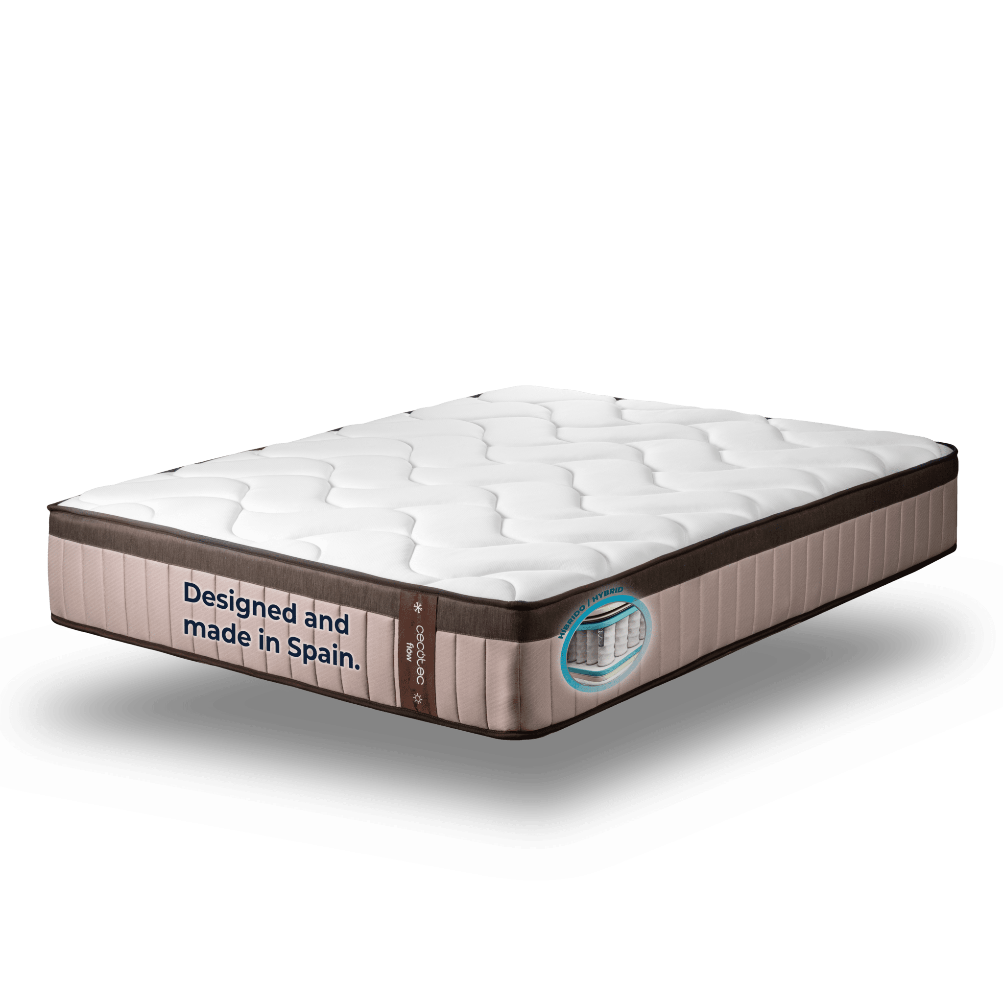 Híbrido Flow 7990 Hybrid 90x200 Colchòn híbrido multicapa con núcleo de muelles ensacados y viscoelástica ViscoCare+