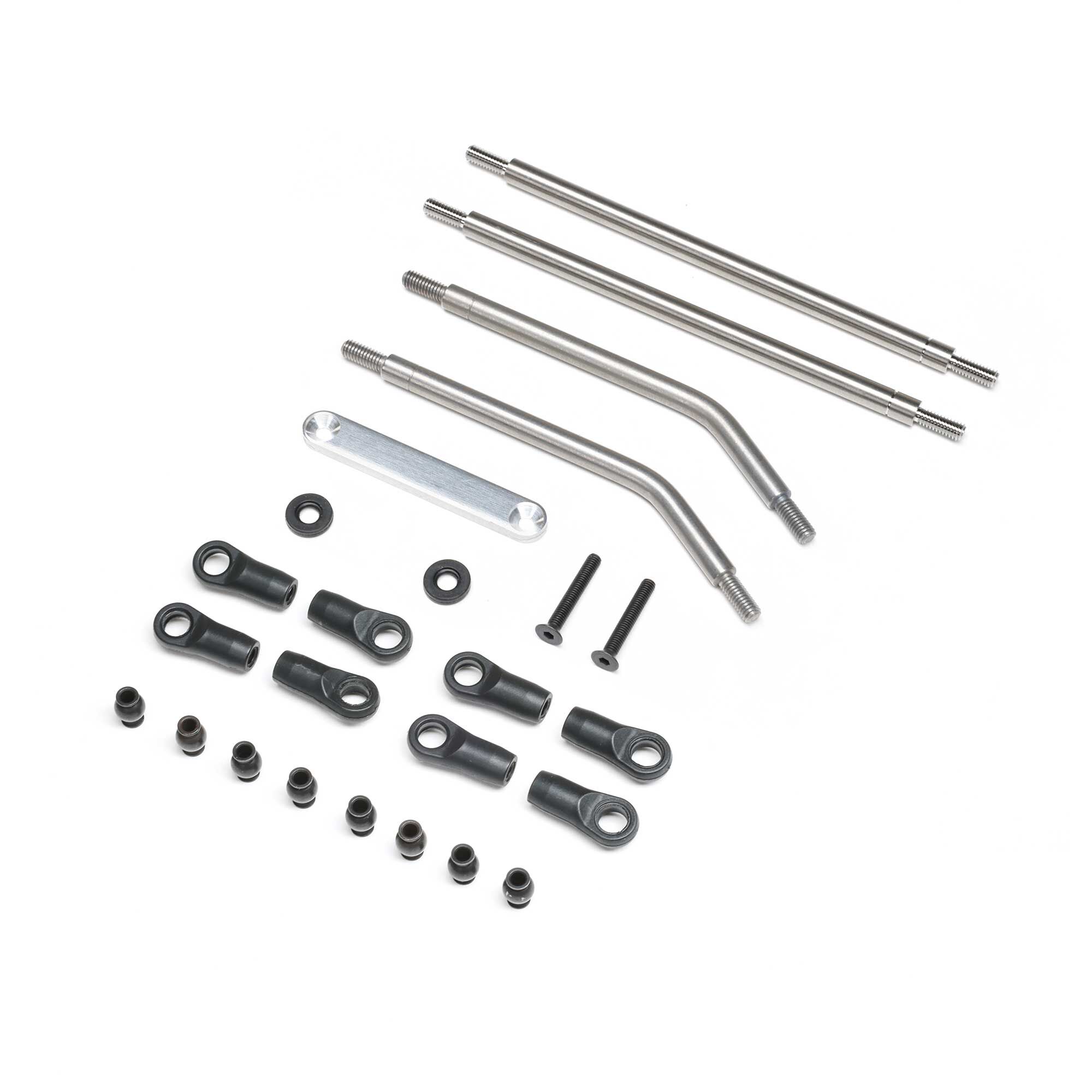 Axial Front Upper/Lower Links Set, Titanium: AXP8