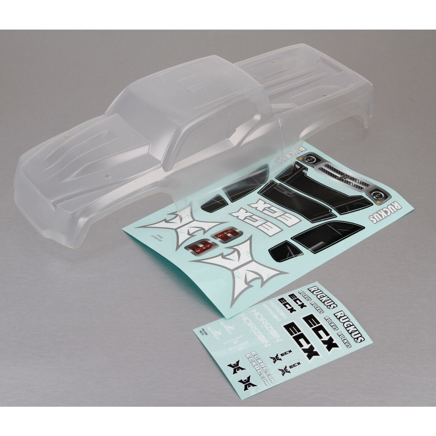 ECX 1/10 Clear Body: 2WD Ruckus