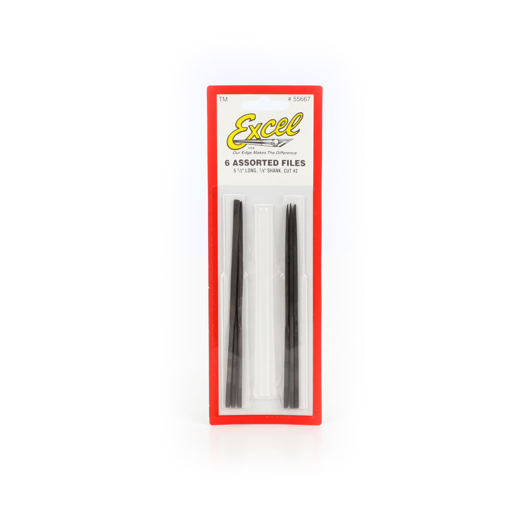 Excel Hobby Blade Corp File Set, 6 Assorted, 5.75", Cut #3