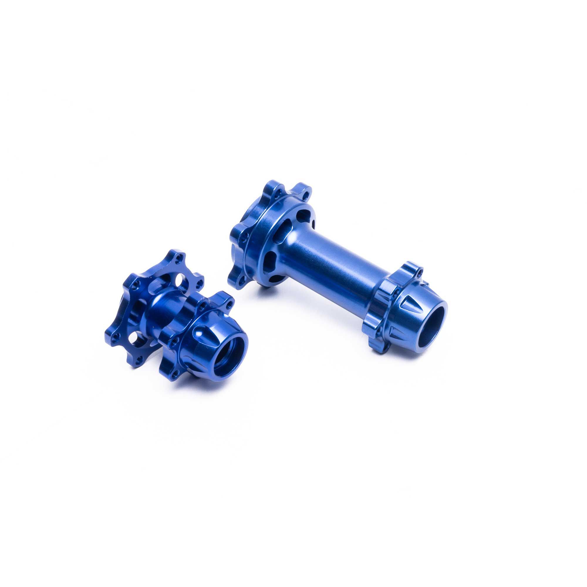 Losi Aluminum Hub Set, Machined, Blue: Promoto-MX