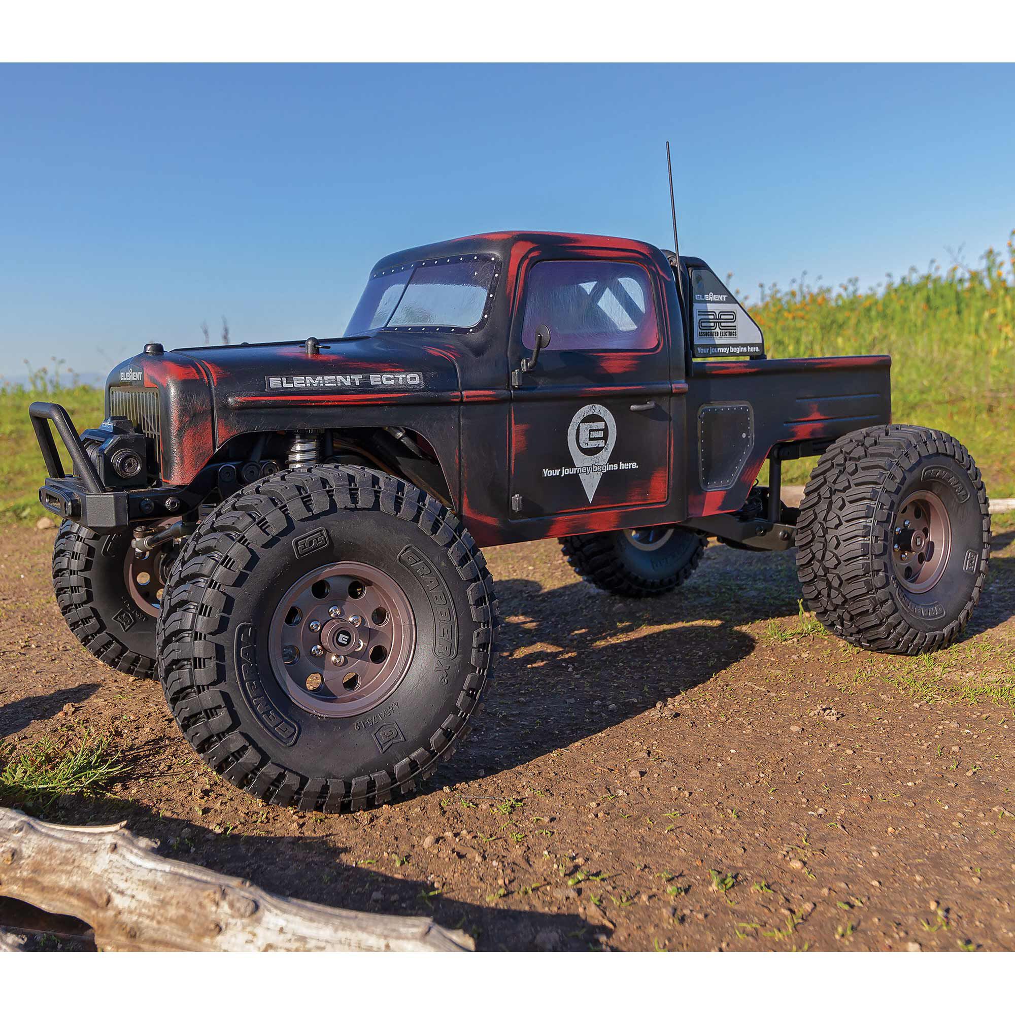 Team Associated 1/10 Enduro Ecto 4x4 Trail Truck RTR, Black